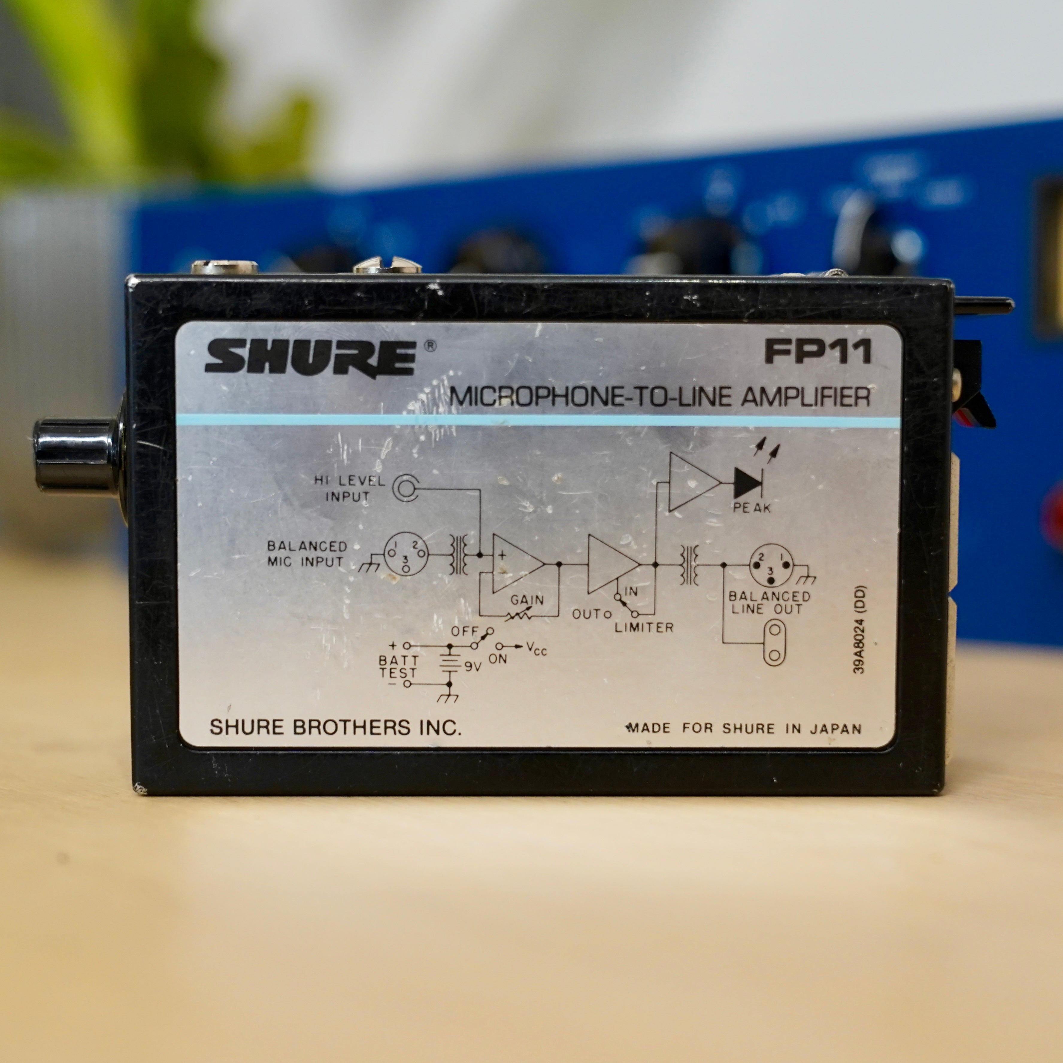 Shure FP11 Microphone To Line Amplifier