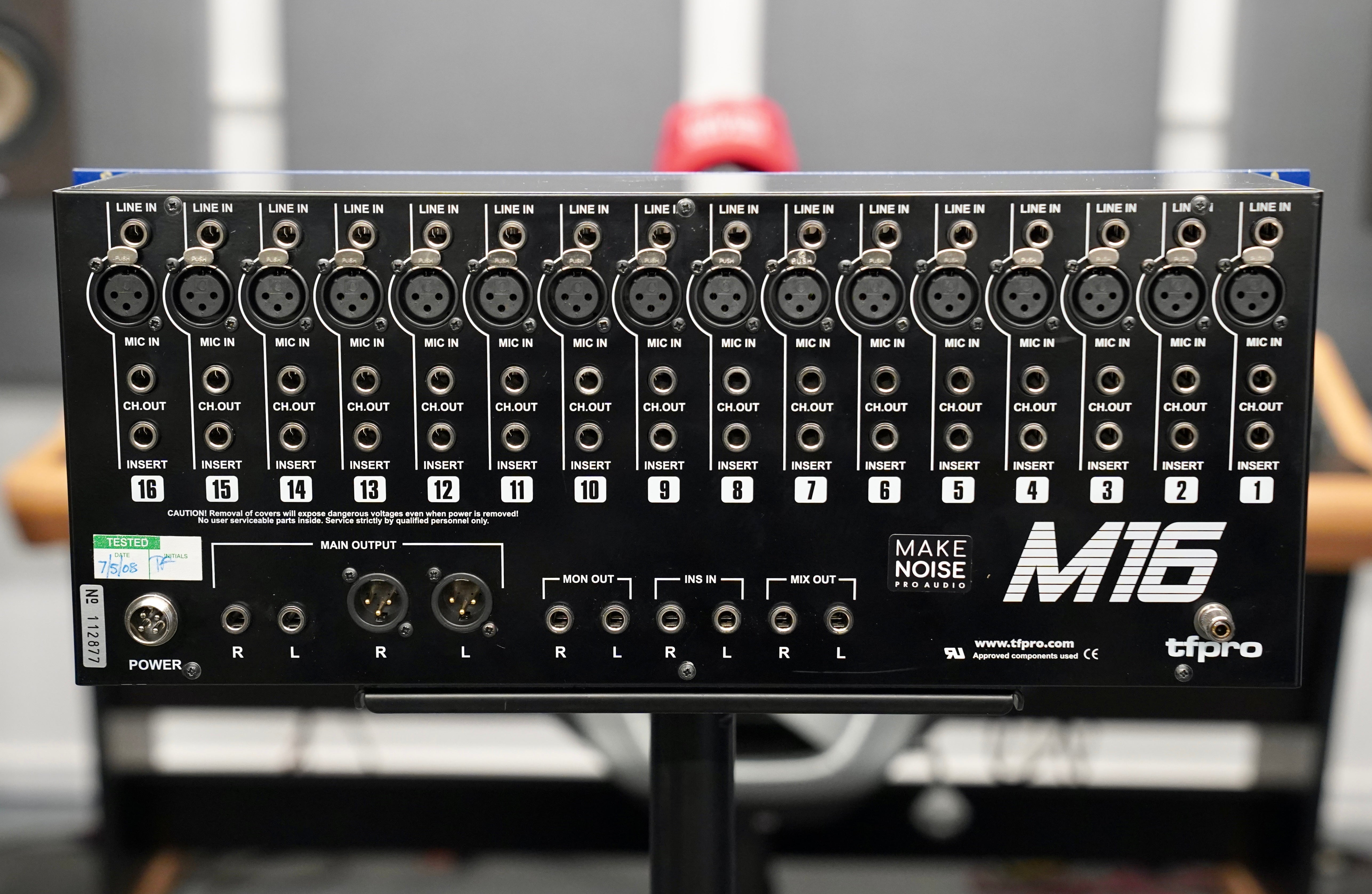 TFpro M16 Mic/Line Mixer