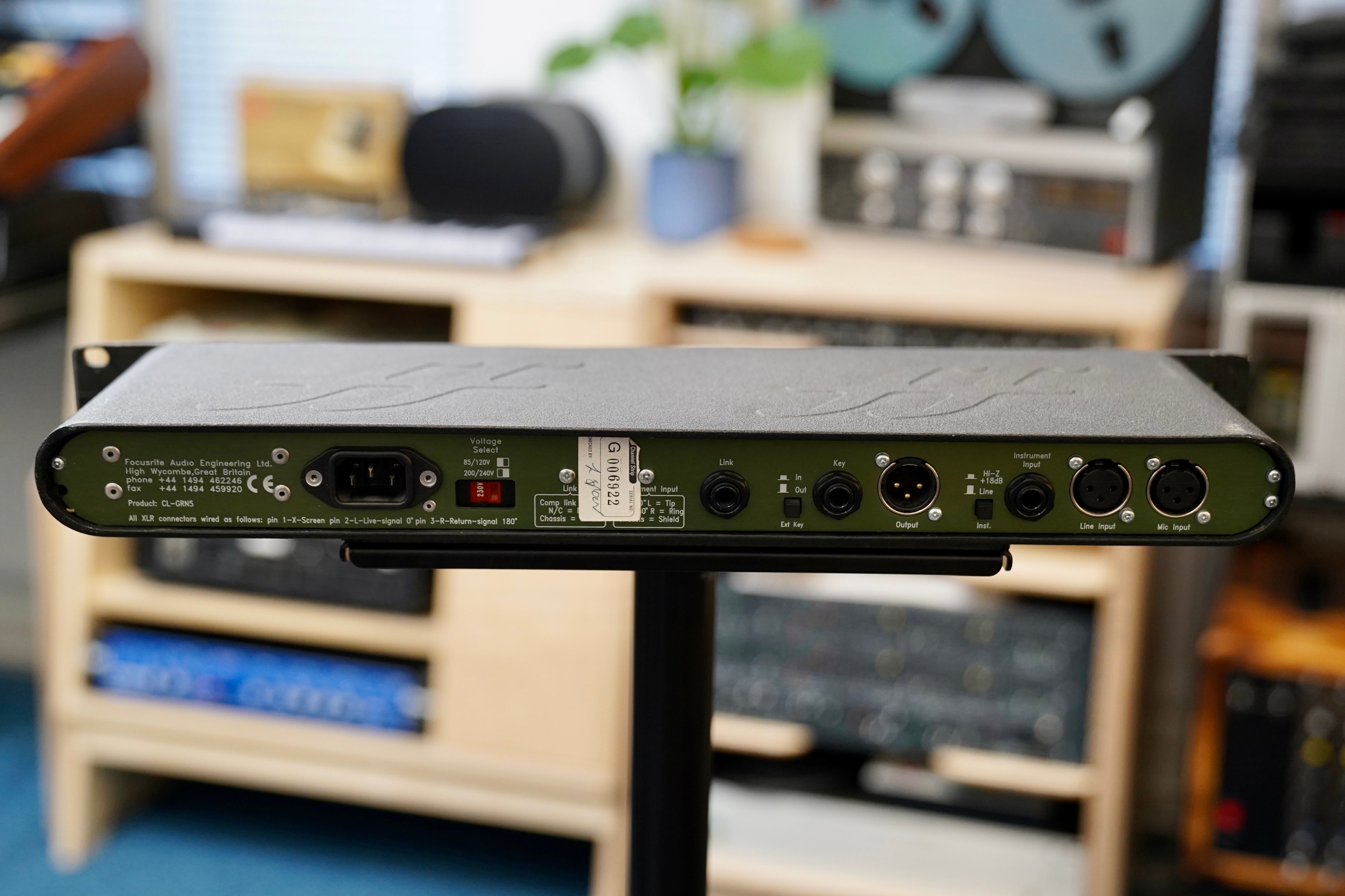 Focusrite Green 5 Channel Strip