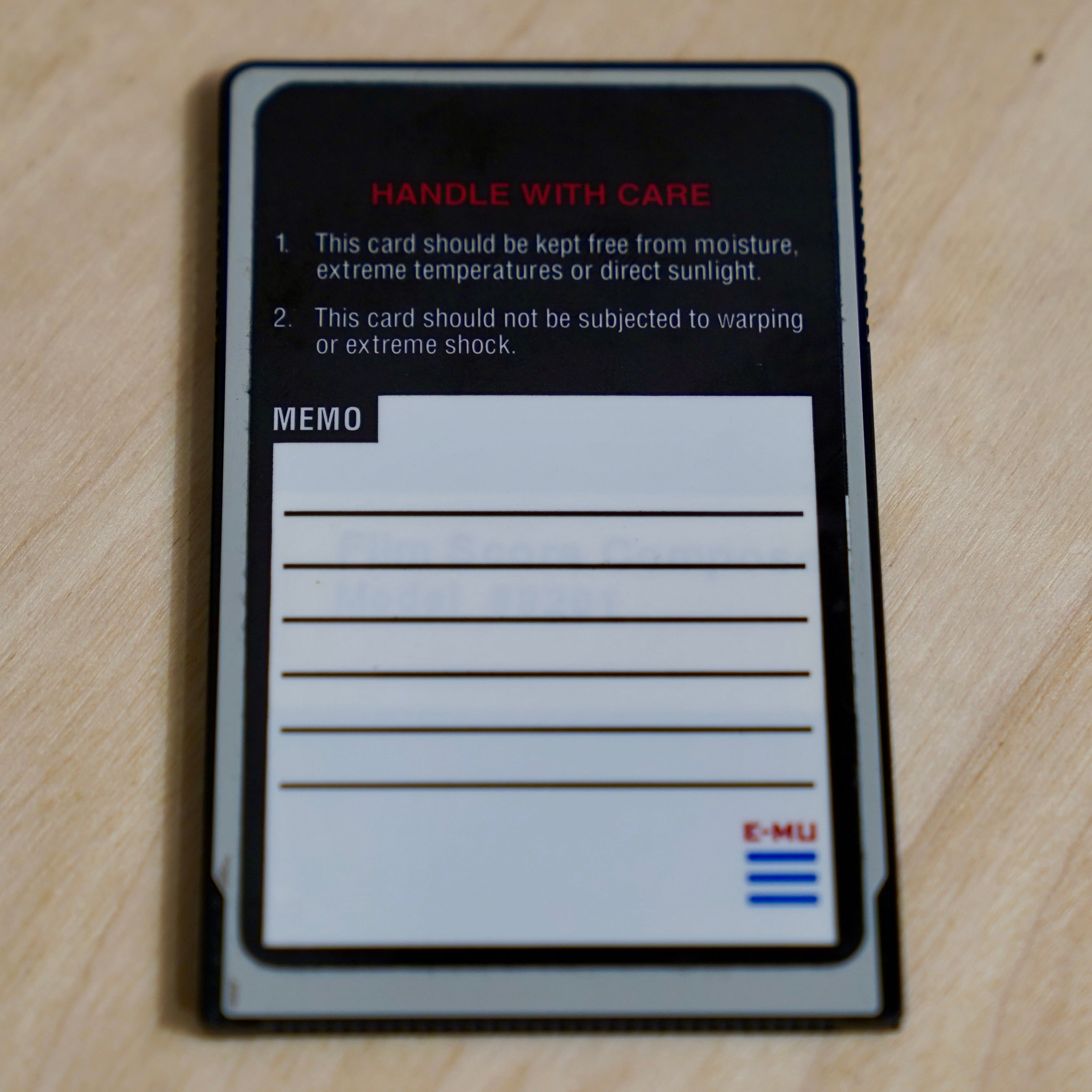 E-MU Morpheus Film Score Composer ROM Card #9201