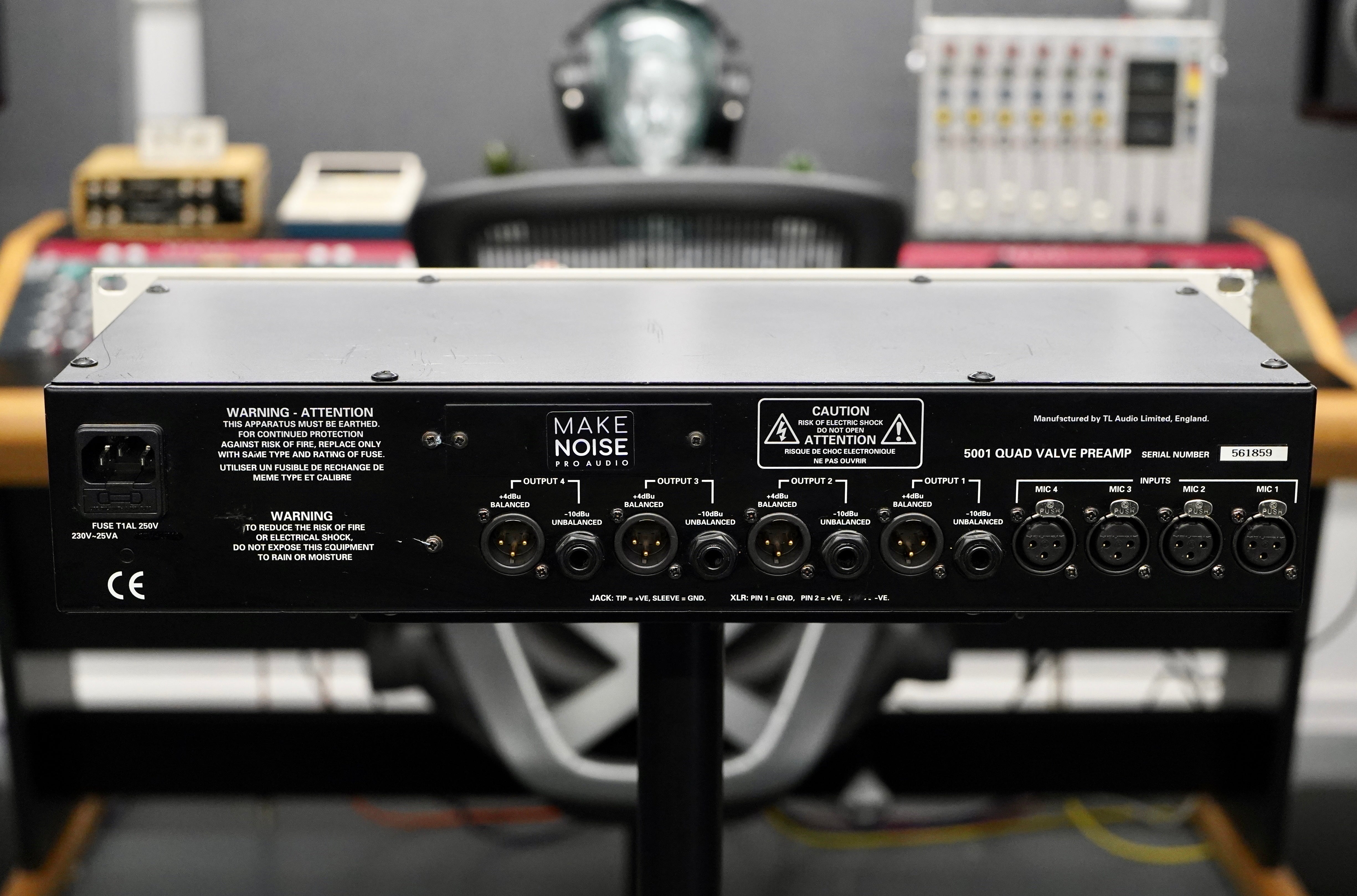 TL Audio 5001 Quad Valve Preamp