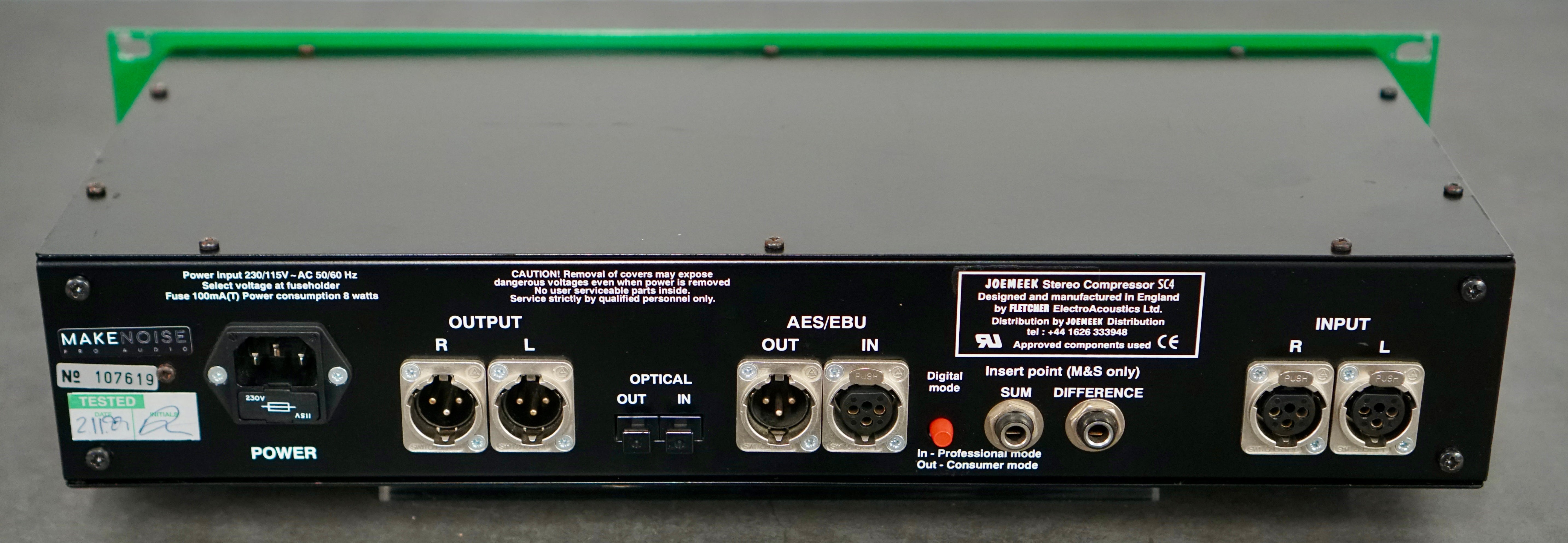 Joe Meek SC4 DAD Stereo Compressor