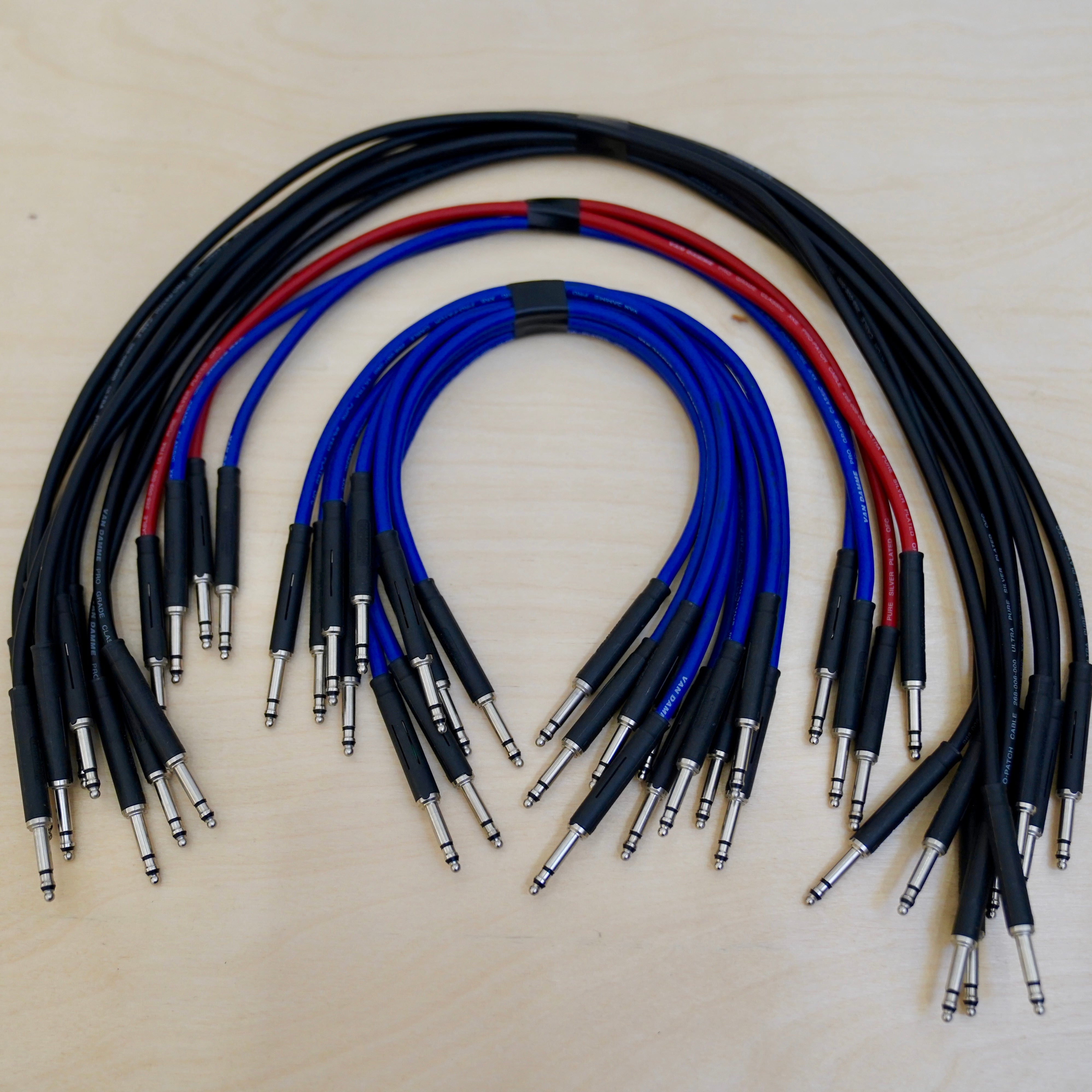 23x Neutrik TT Bantam Jack Patch Lead