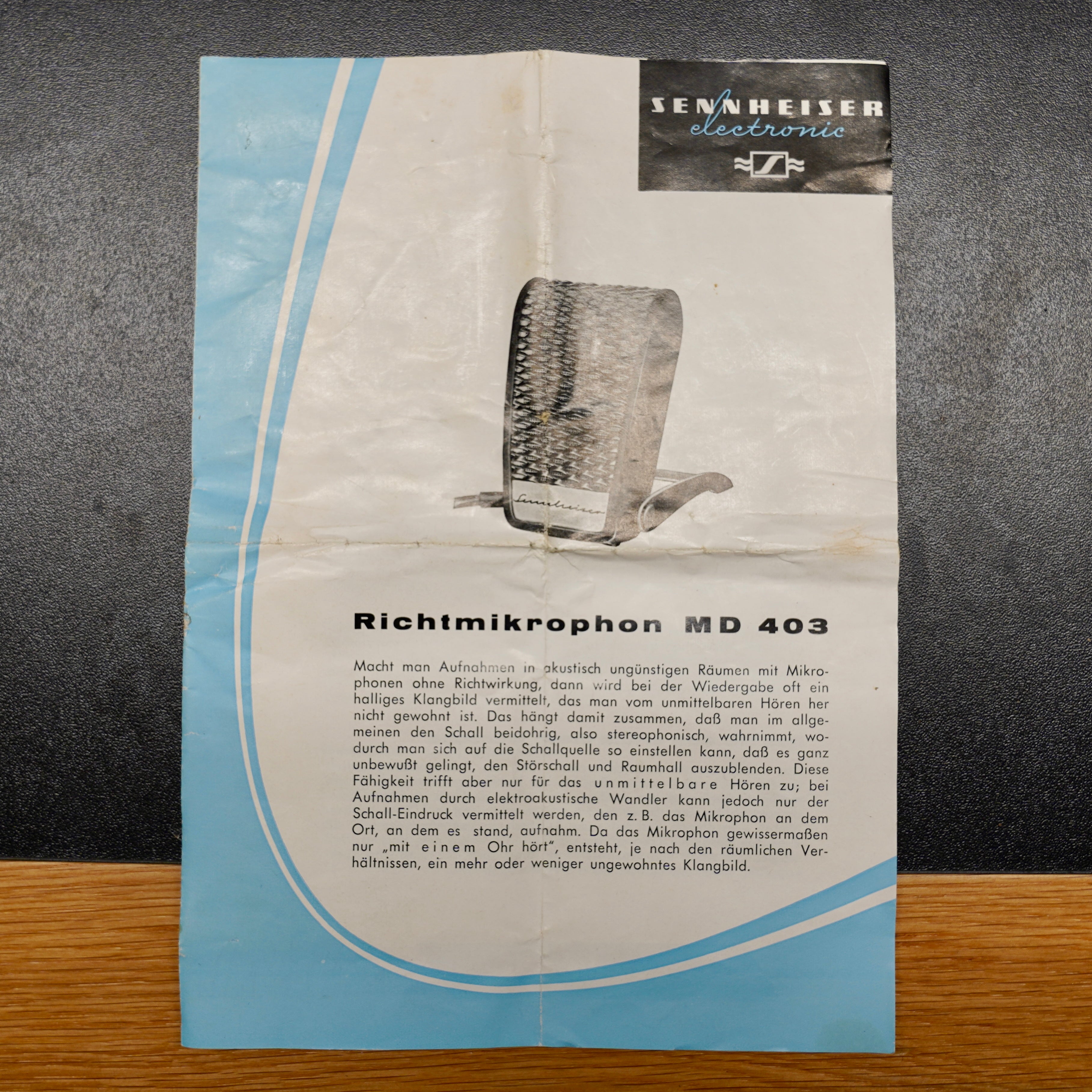 Sennheiser MD403 Dynamic Microphone
