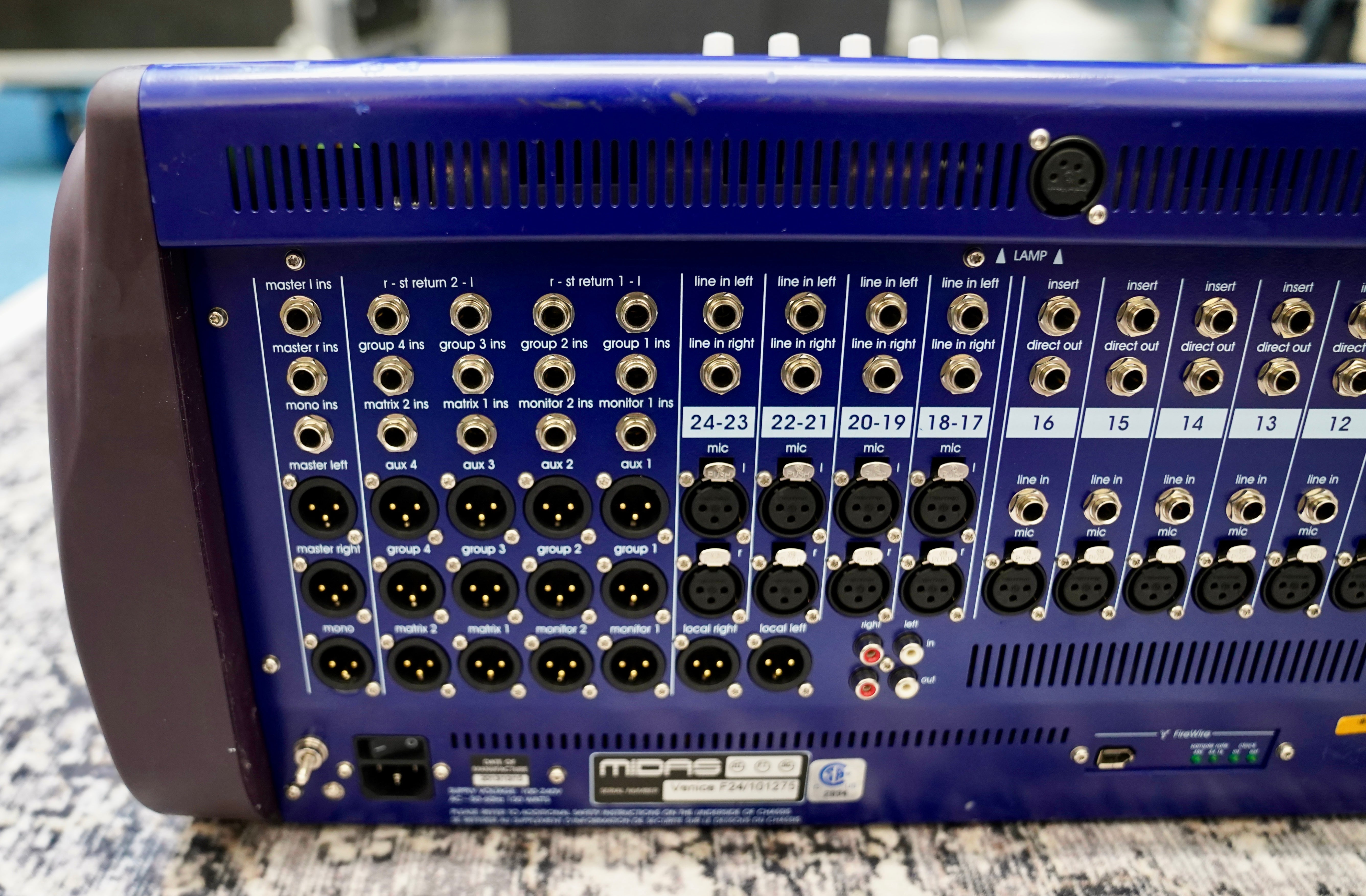 Midas Venice F24 24-Channel Mixing Console