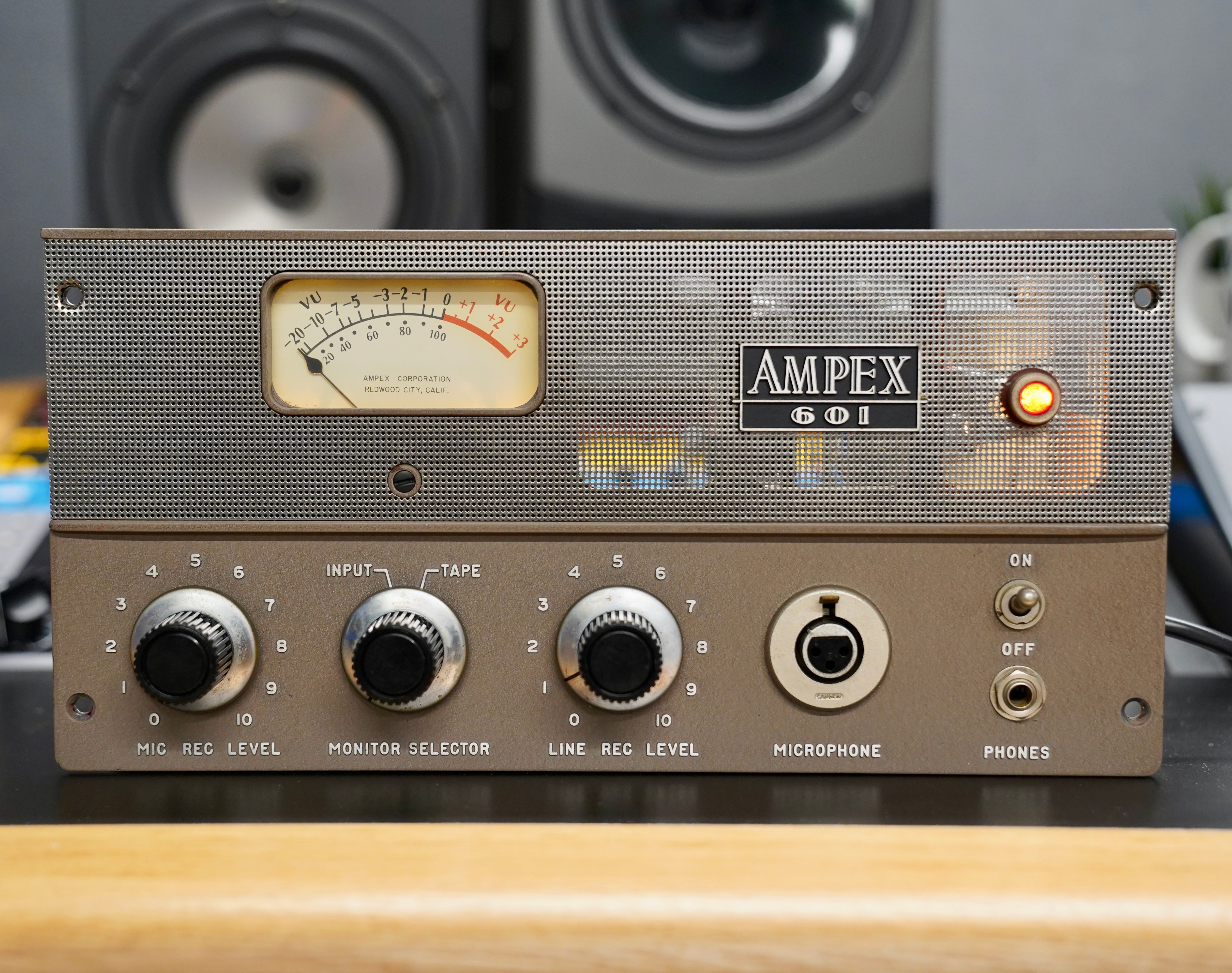 Ampex 601 1950s Tube Mic Preamp