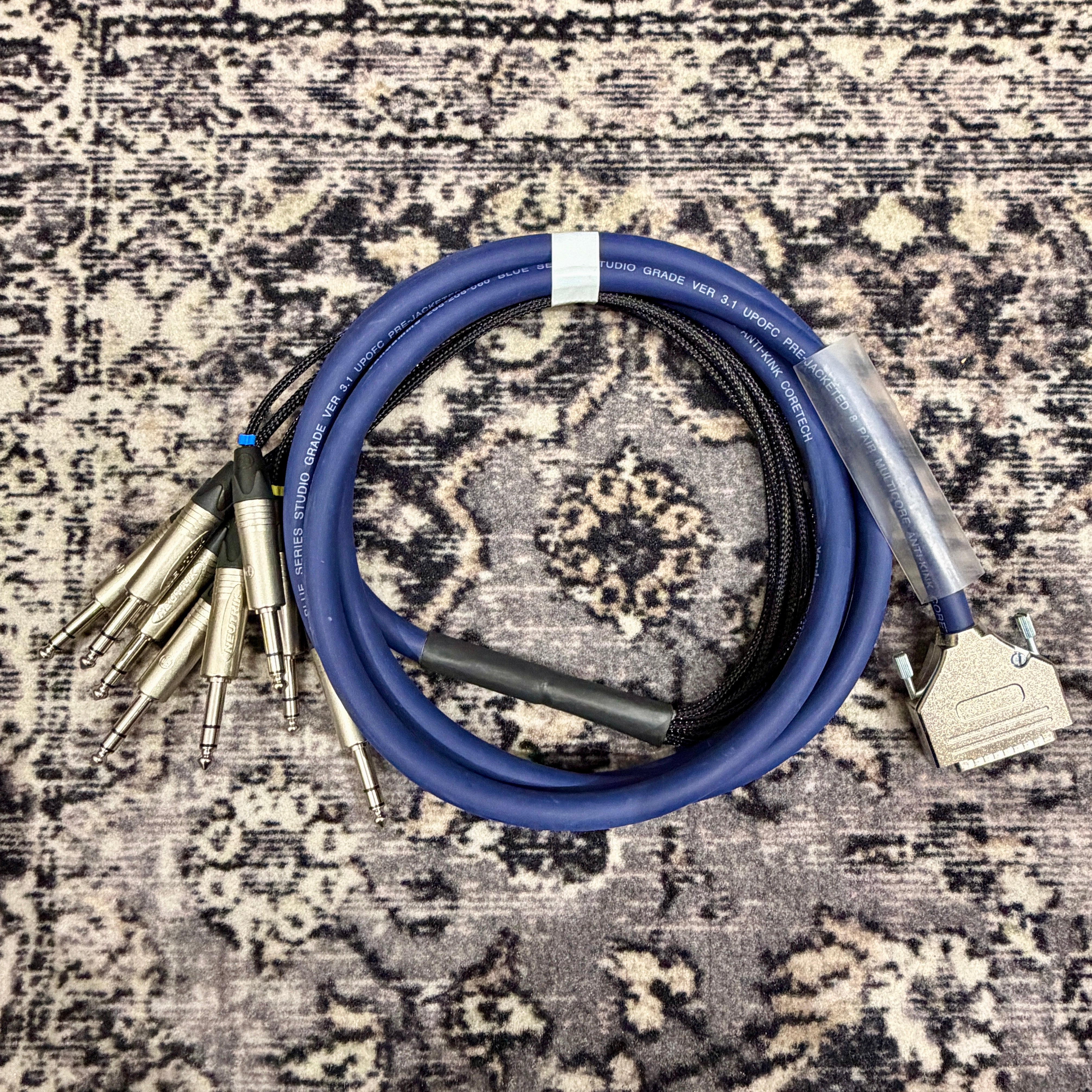 3m Van Damme / Neutrik DB25 to TRS Cable