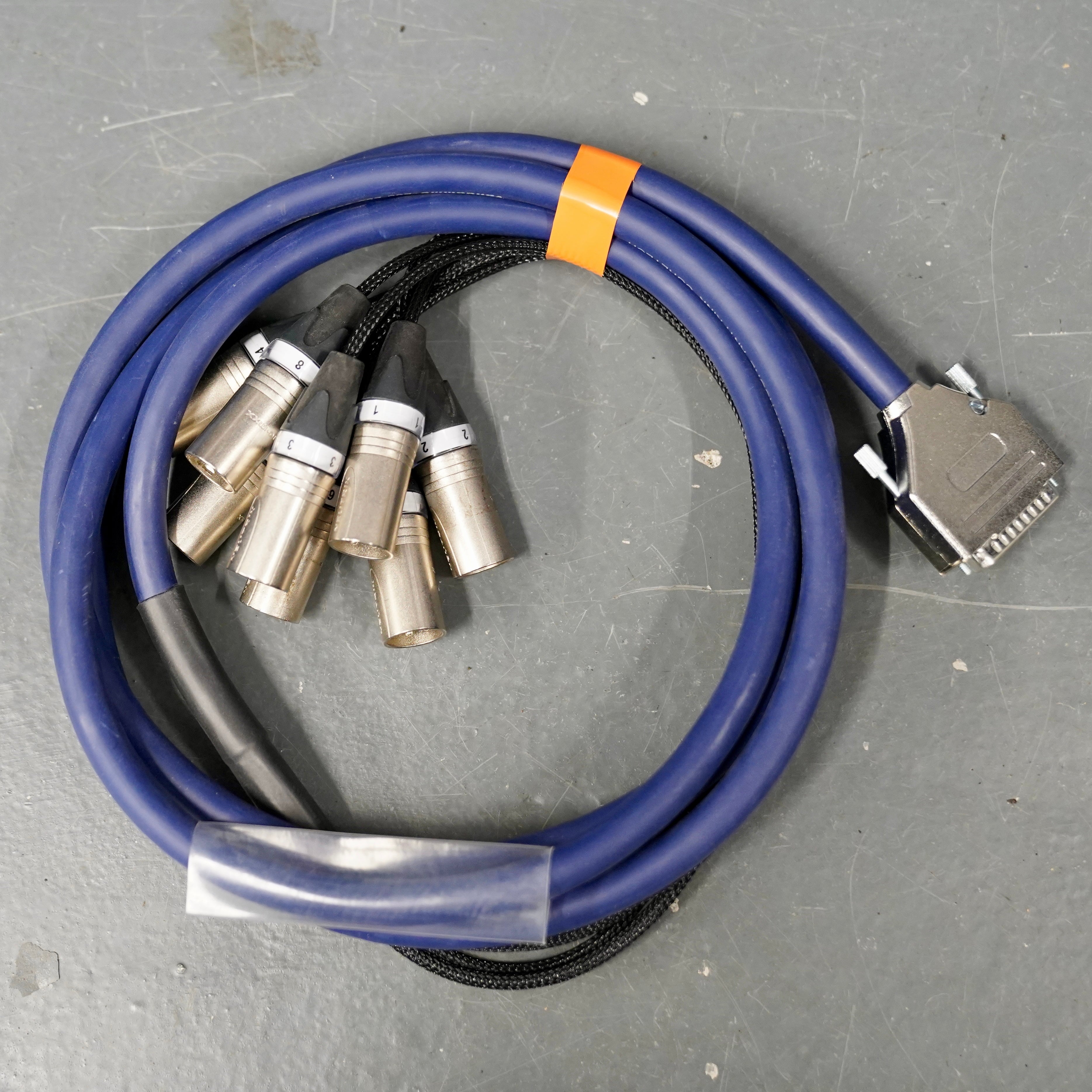 3M DB25 to Neutrik Male XLR Cable