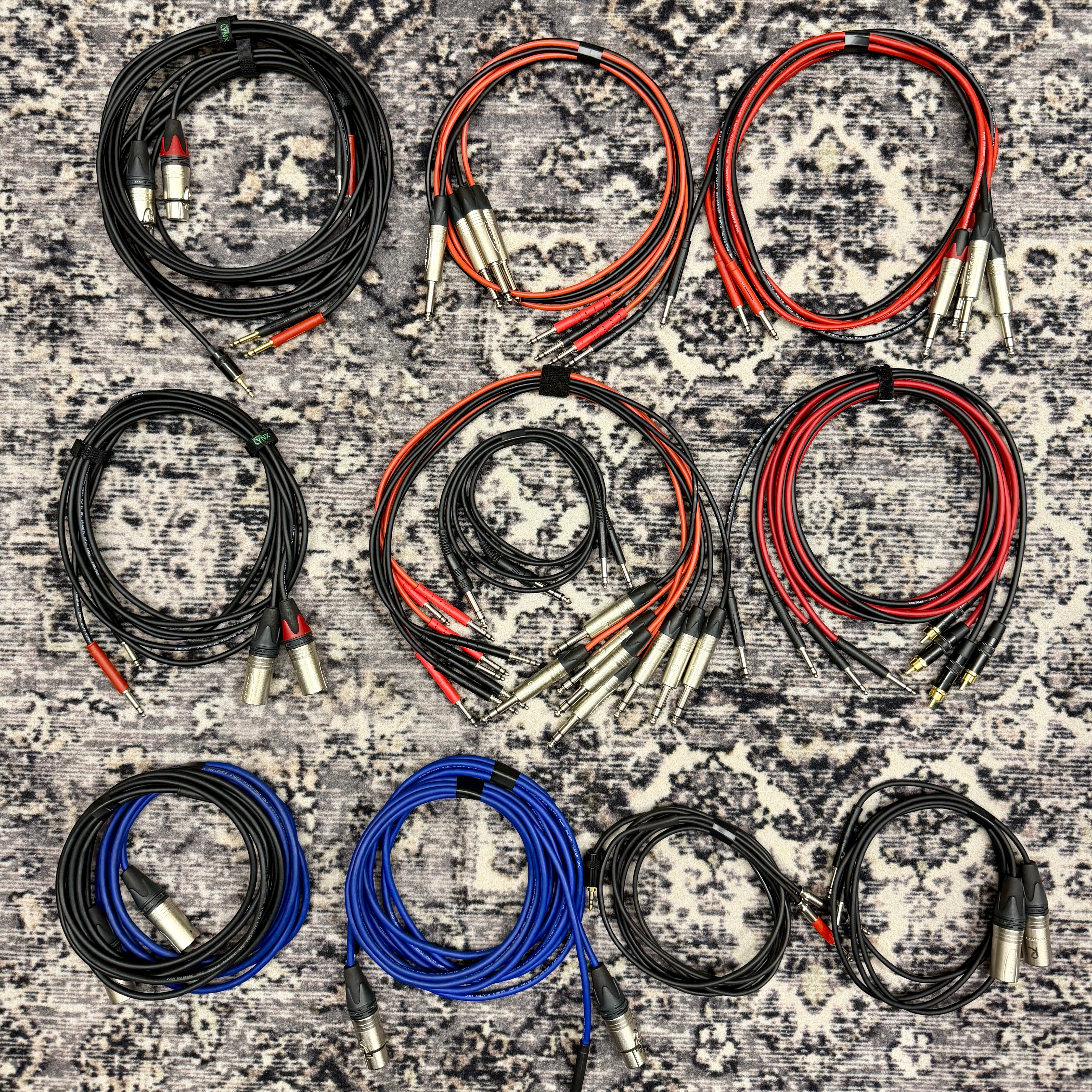 Bantam Cable Lot (TT, TRS, XLR, RCA etc)