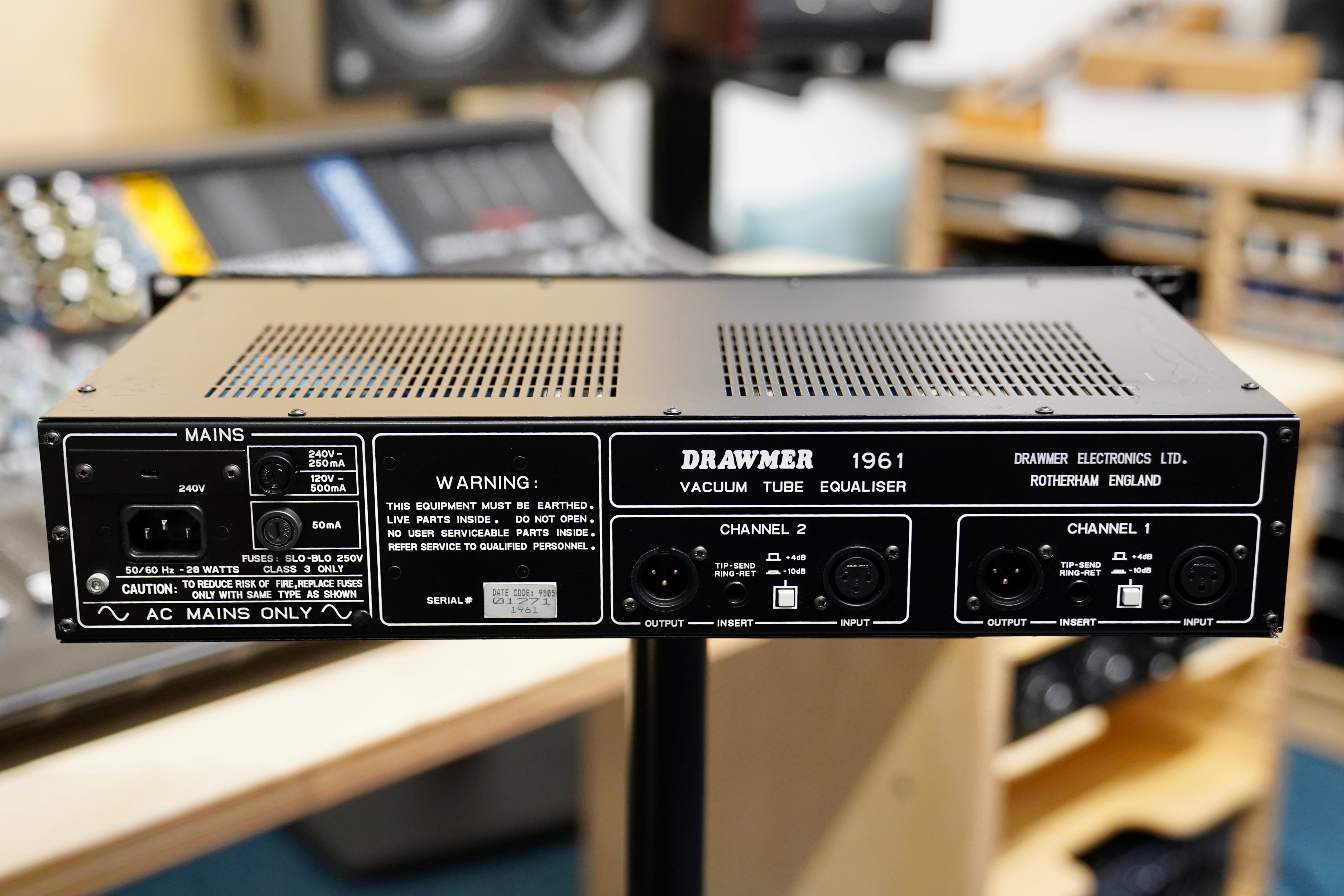 Drawmer 1961 Vacuum Tube Equaliser