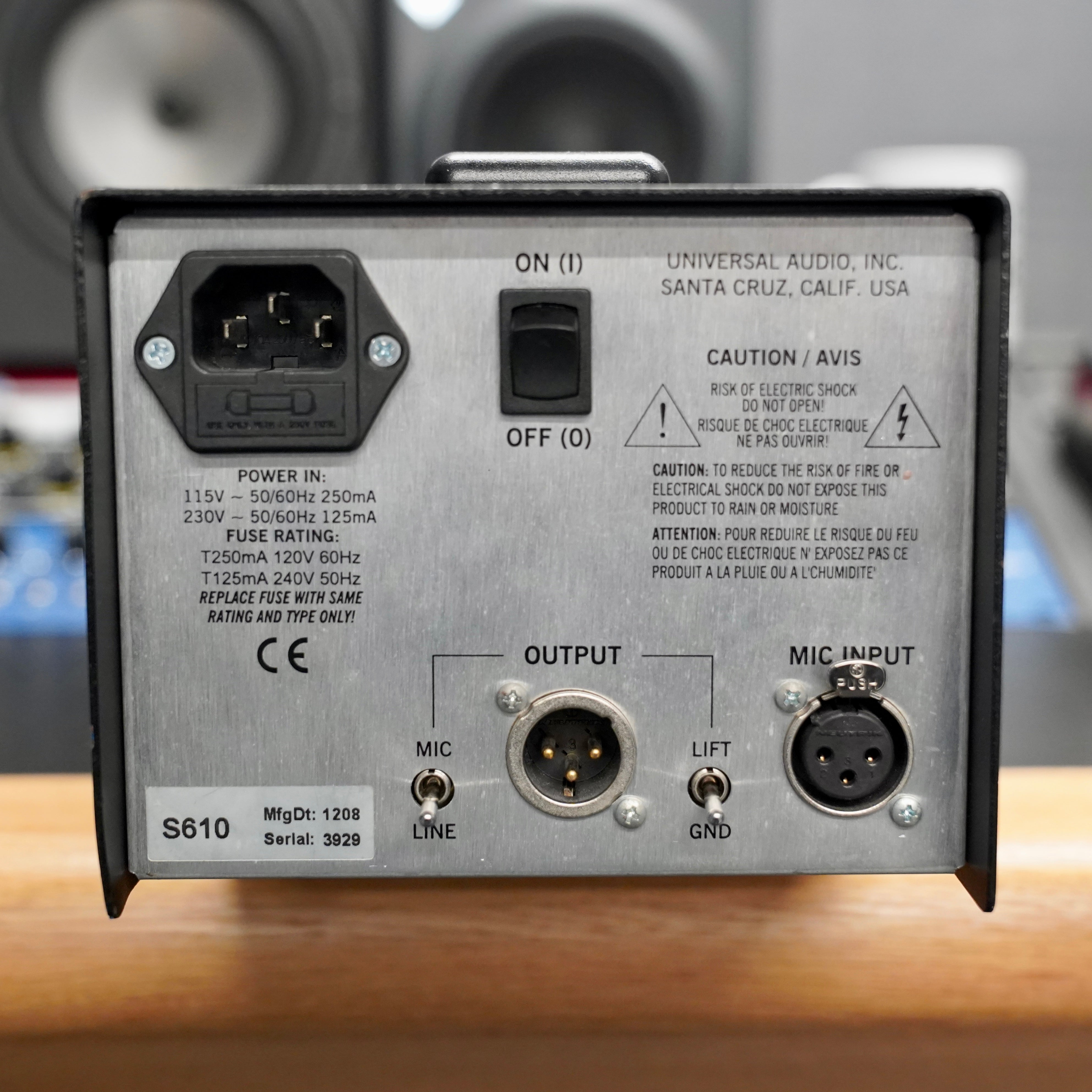 Universal Audio Solo/610