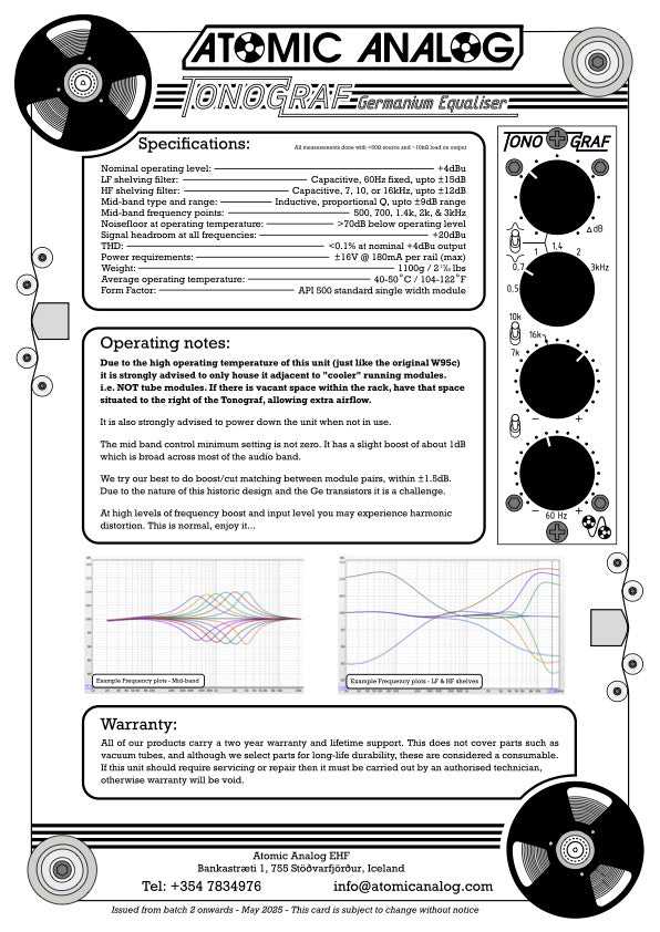 Atomic Analog Tonograf EQ