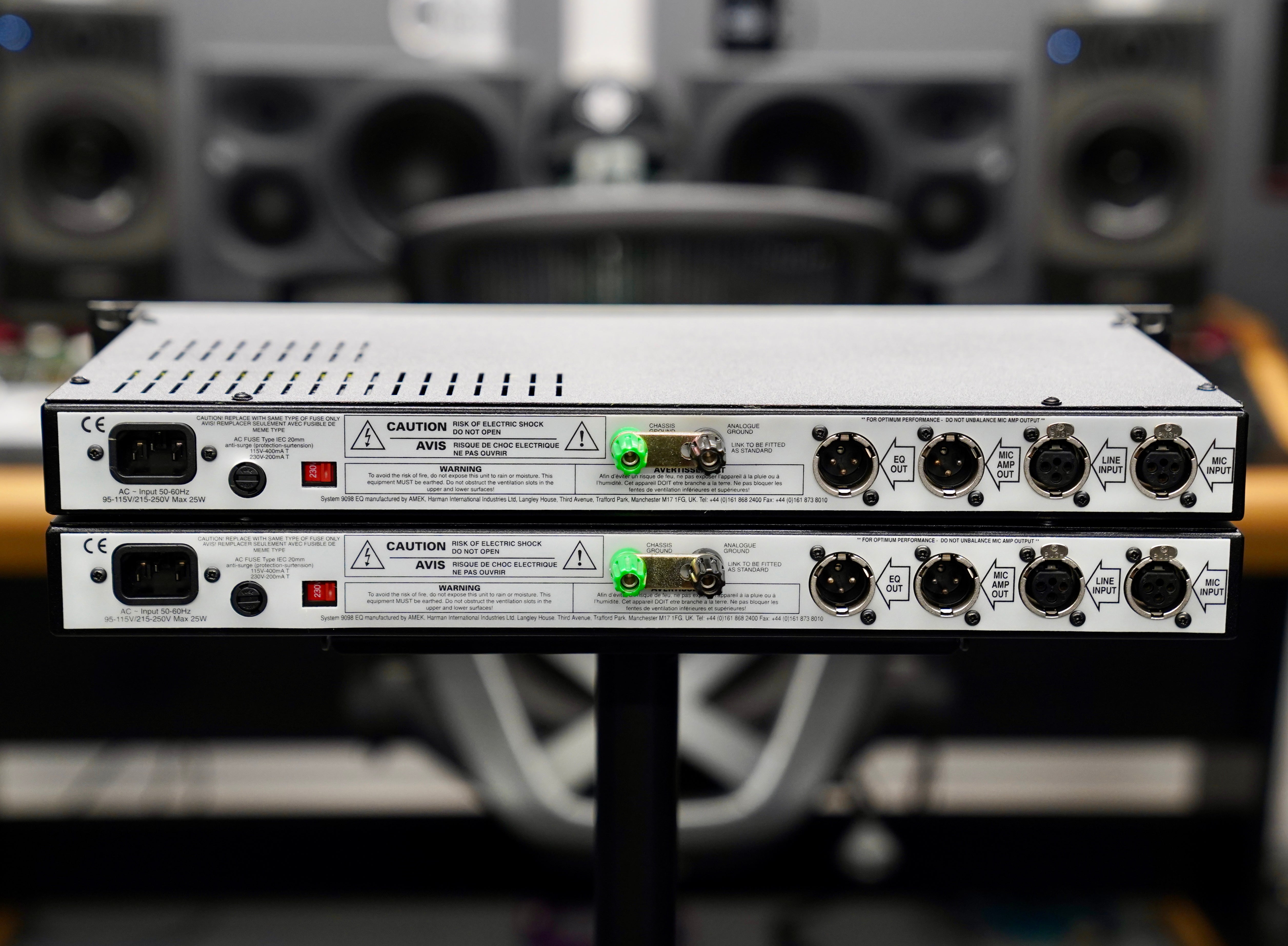 Amek 9098 Preamp/EQ (Pair)