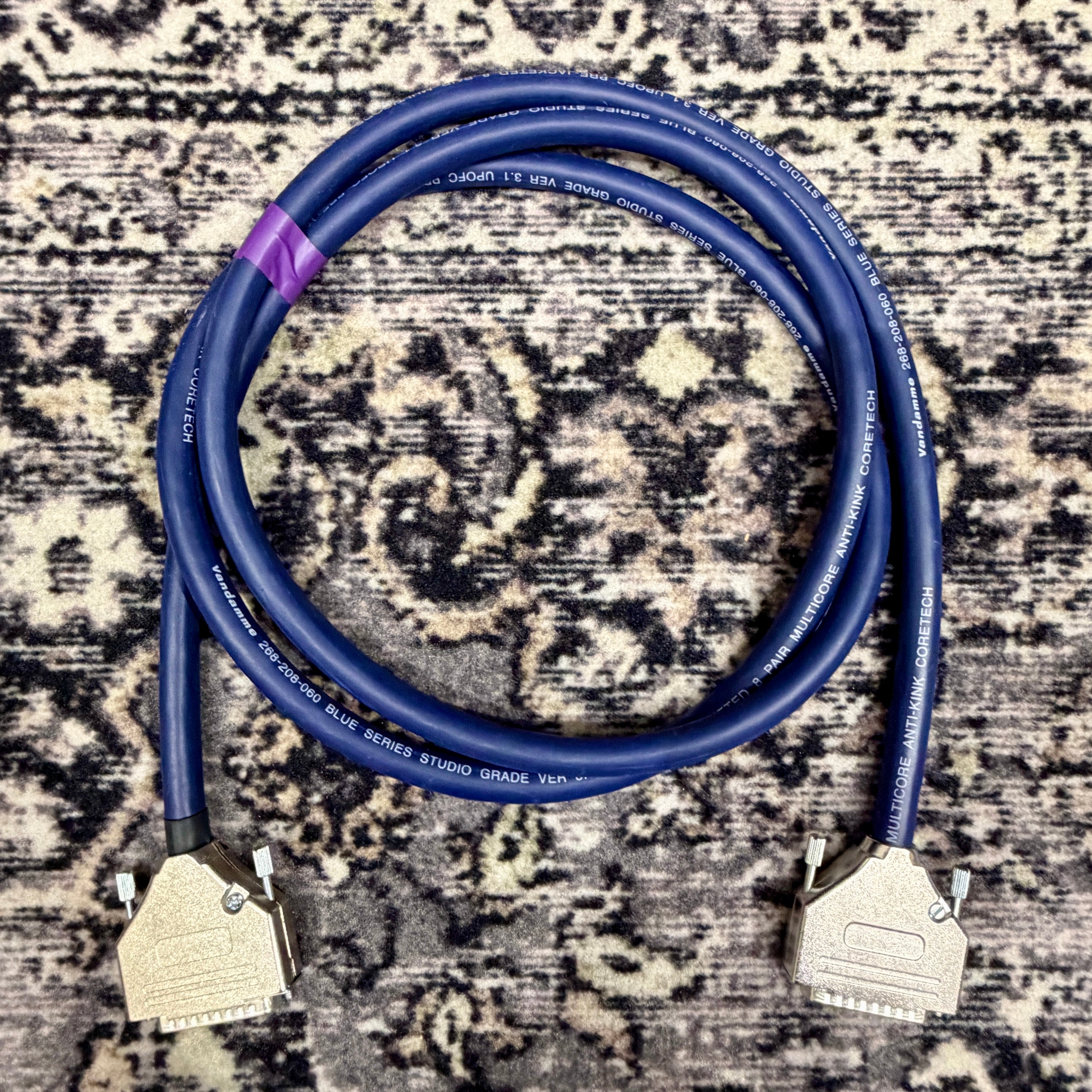 2m Van Damme DB25 to DB25 Cable