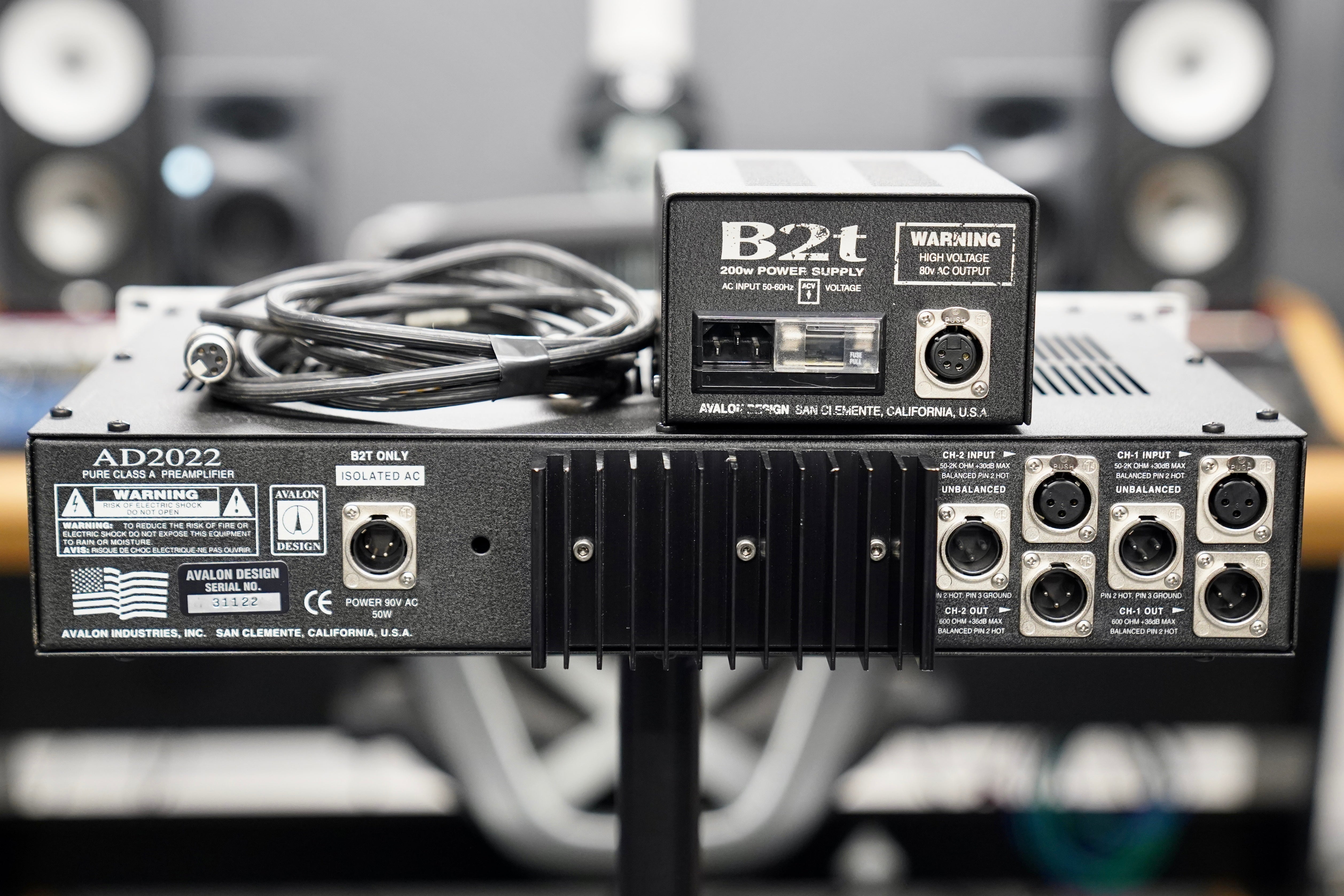 Avalon AD2022 Dual Channel Microphone Preamp