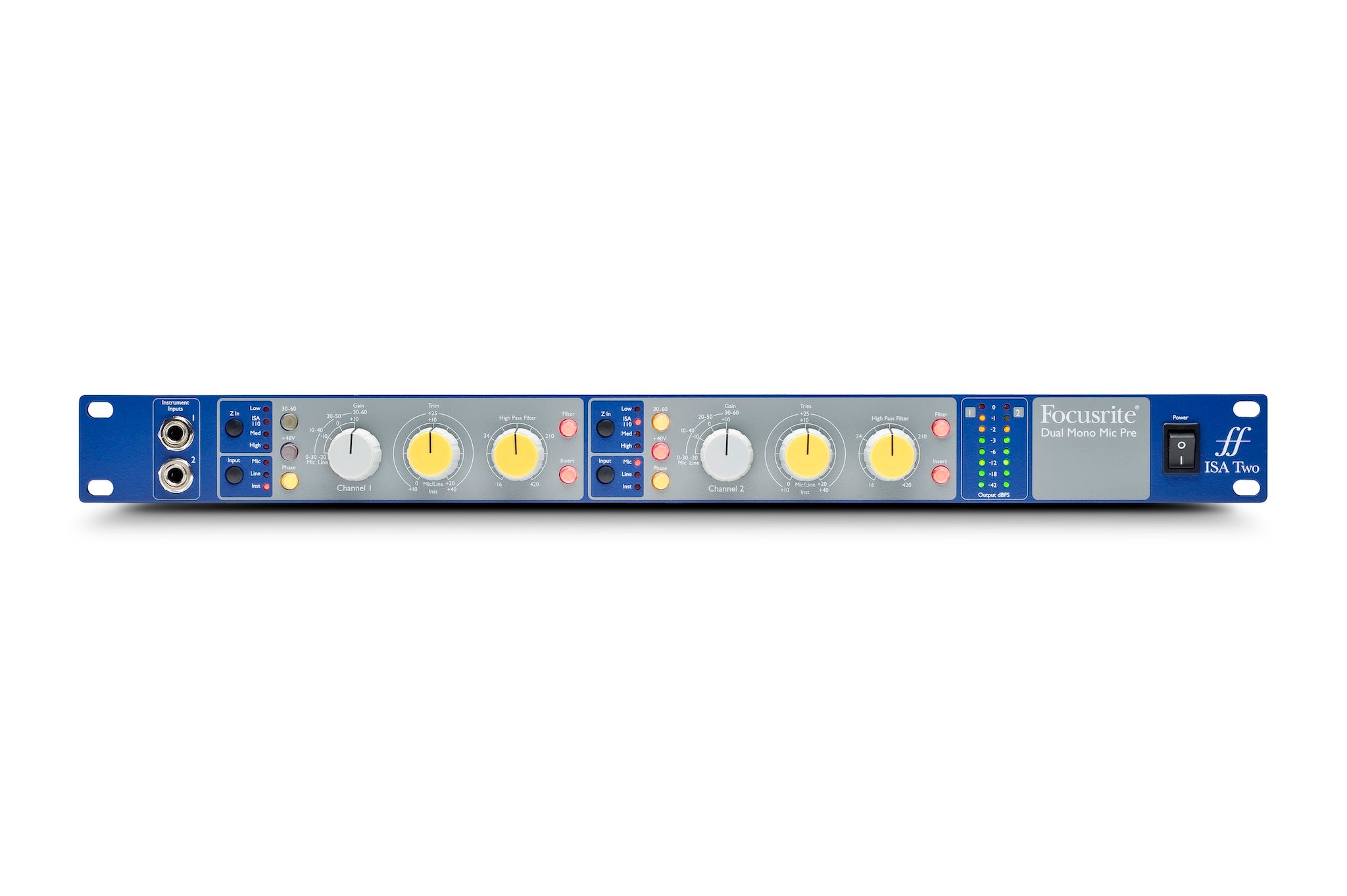 Focusrite ISA Two 2 Channel Microphone Preamplifier