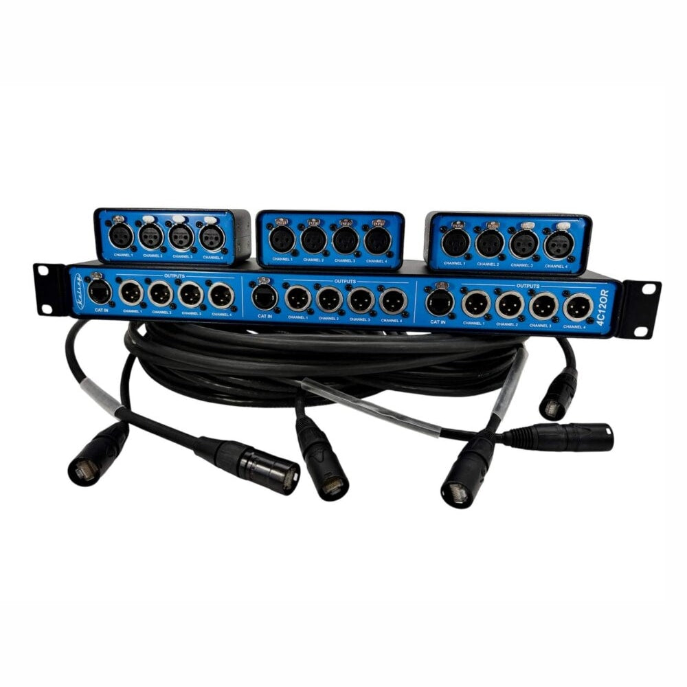Kelsey 4CAT Balanced Audio 12-Channel Pack