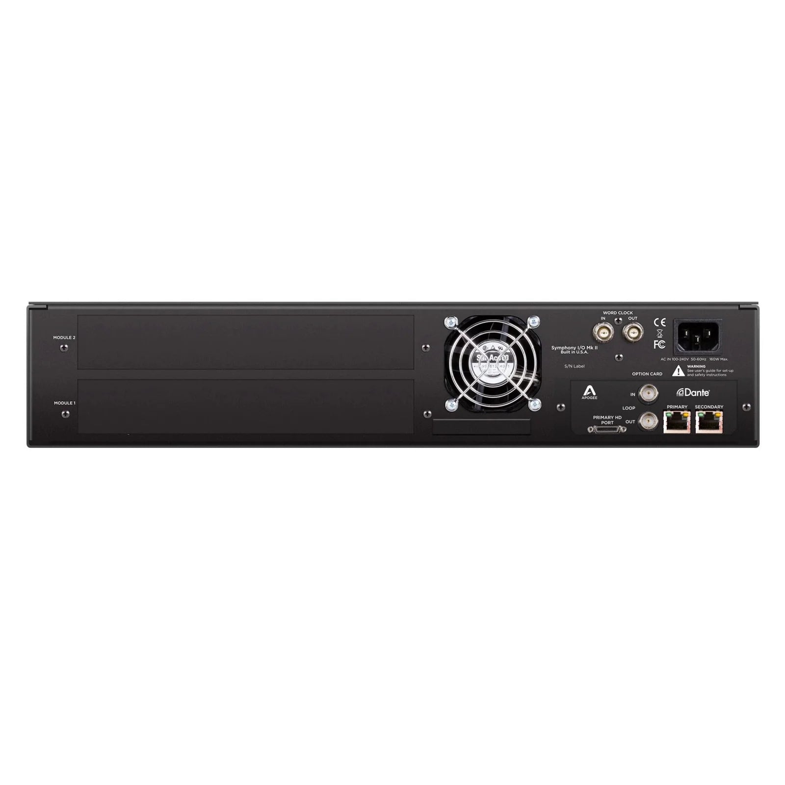 Apogee Symphony I/O Mk II T+ Dante + Pro Tools HD Plus Card Chassis