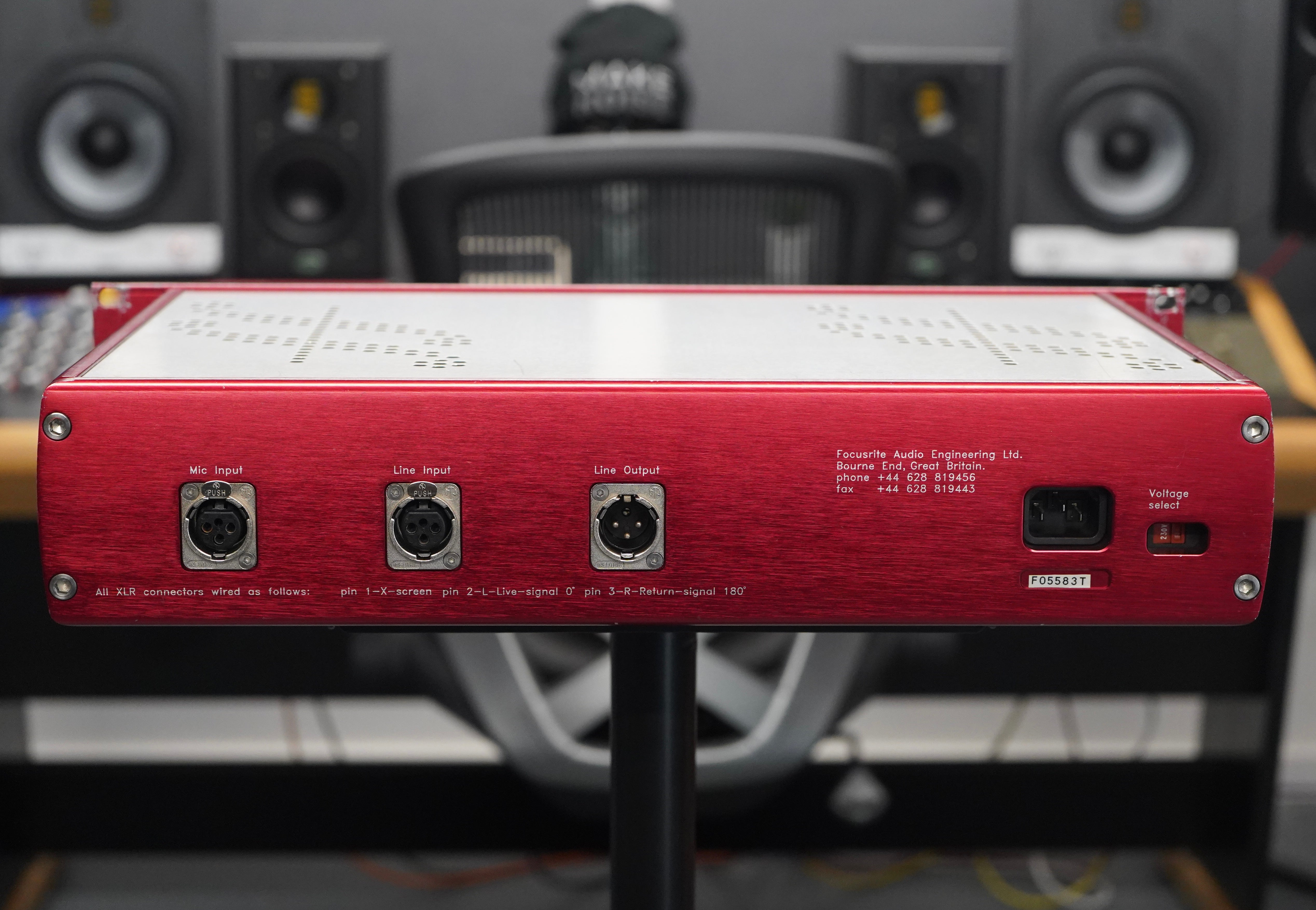 Focusrite Red 6 Mic-pre & Equaliser