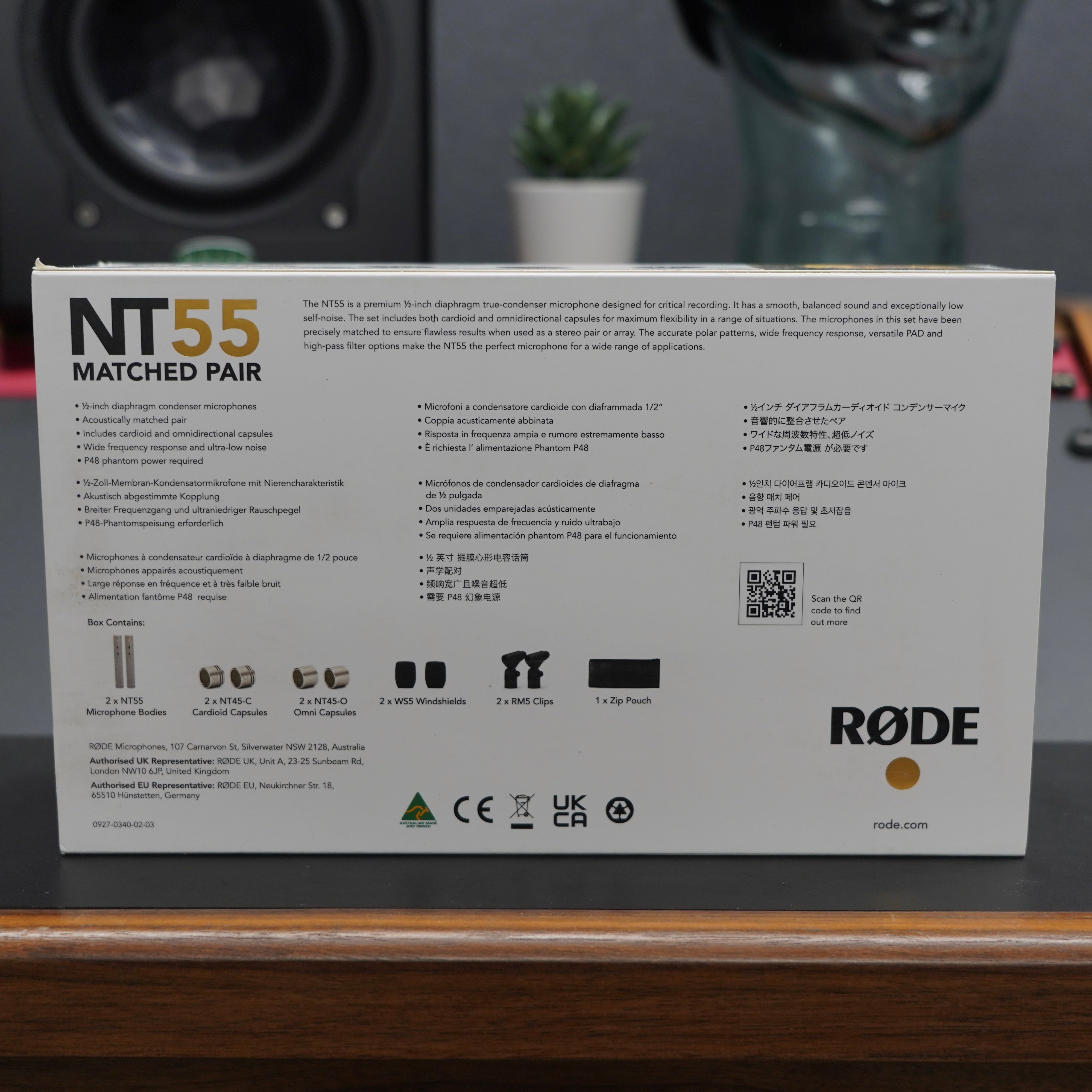 Rode NT55 Matched Pair (New)