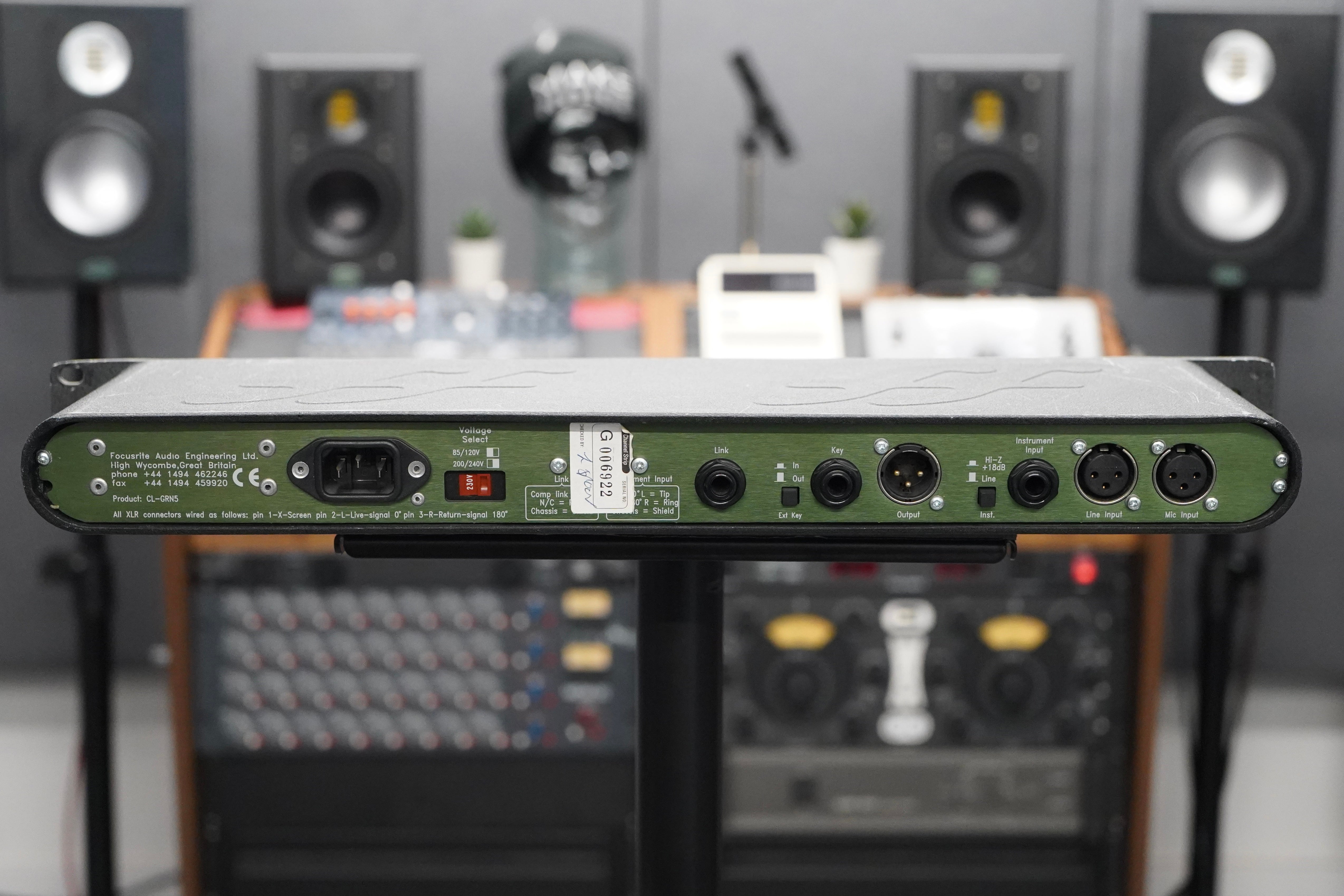 Focusrite Green 5 Channel Strip