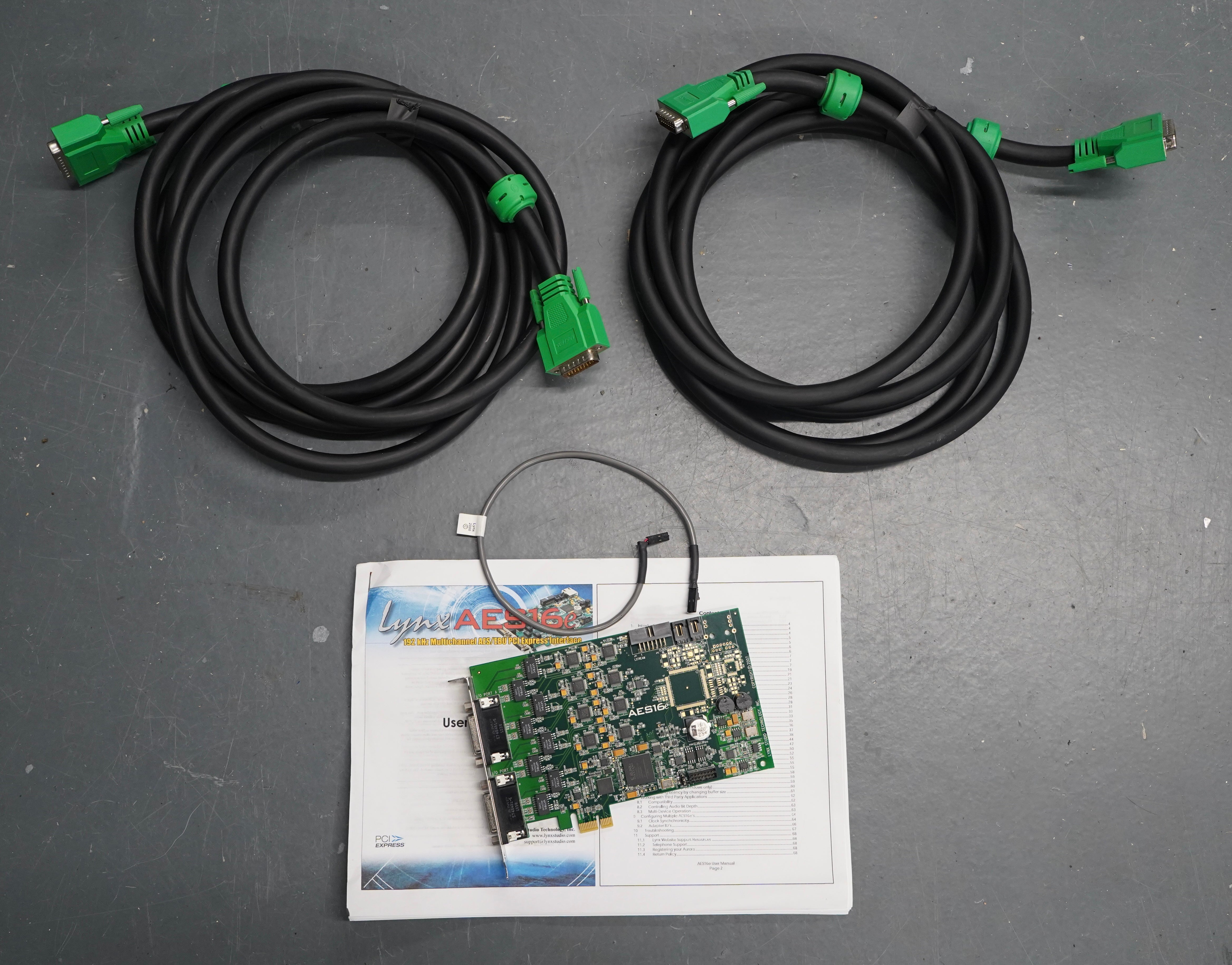 Lynx AES16e w/ Cables