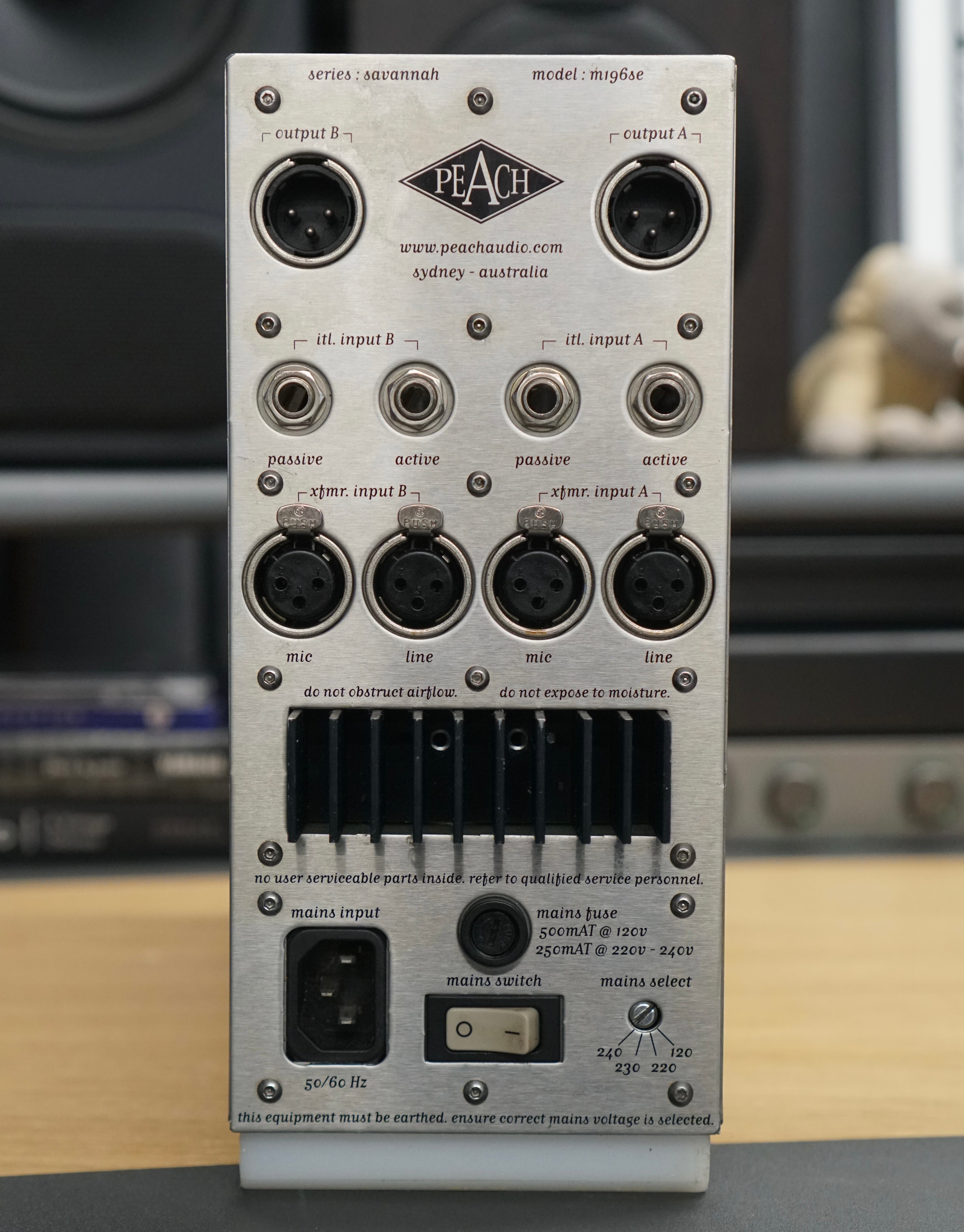 Peach Audio M196SE Dual Preamp