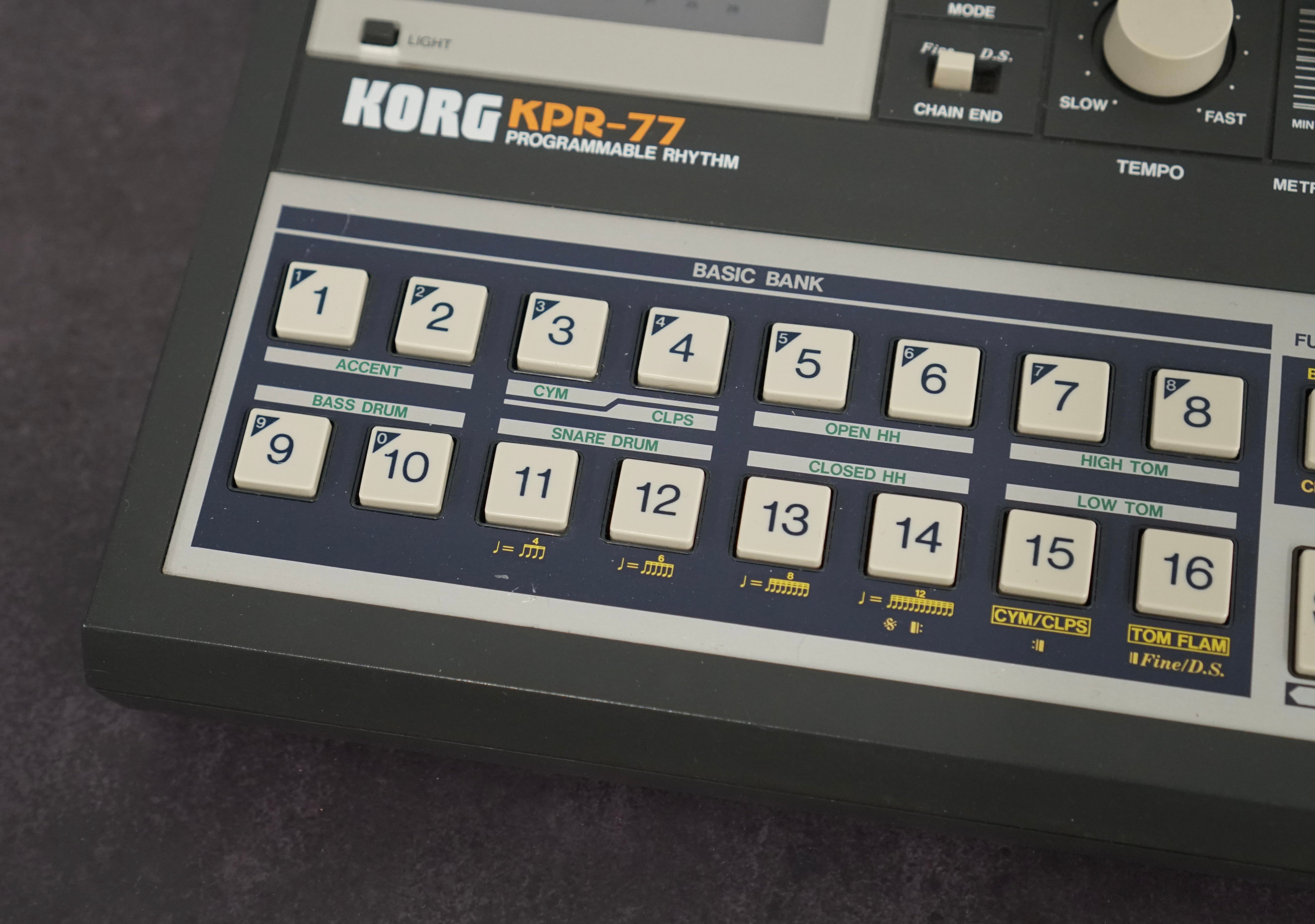 Korg KPR-77 Programmable Rhythm w/ MIDI Interface