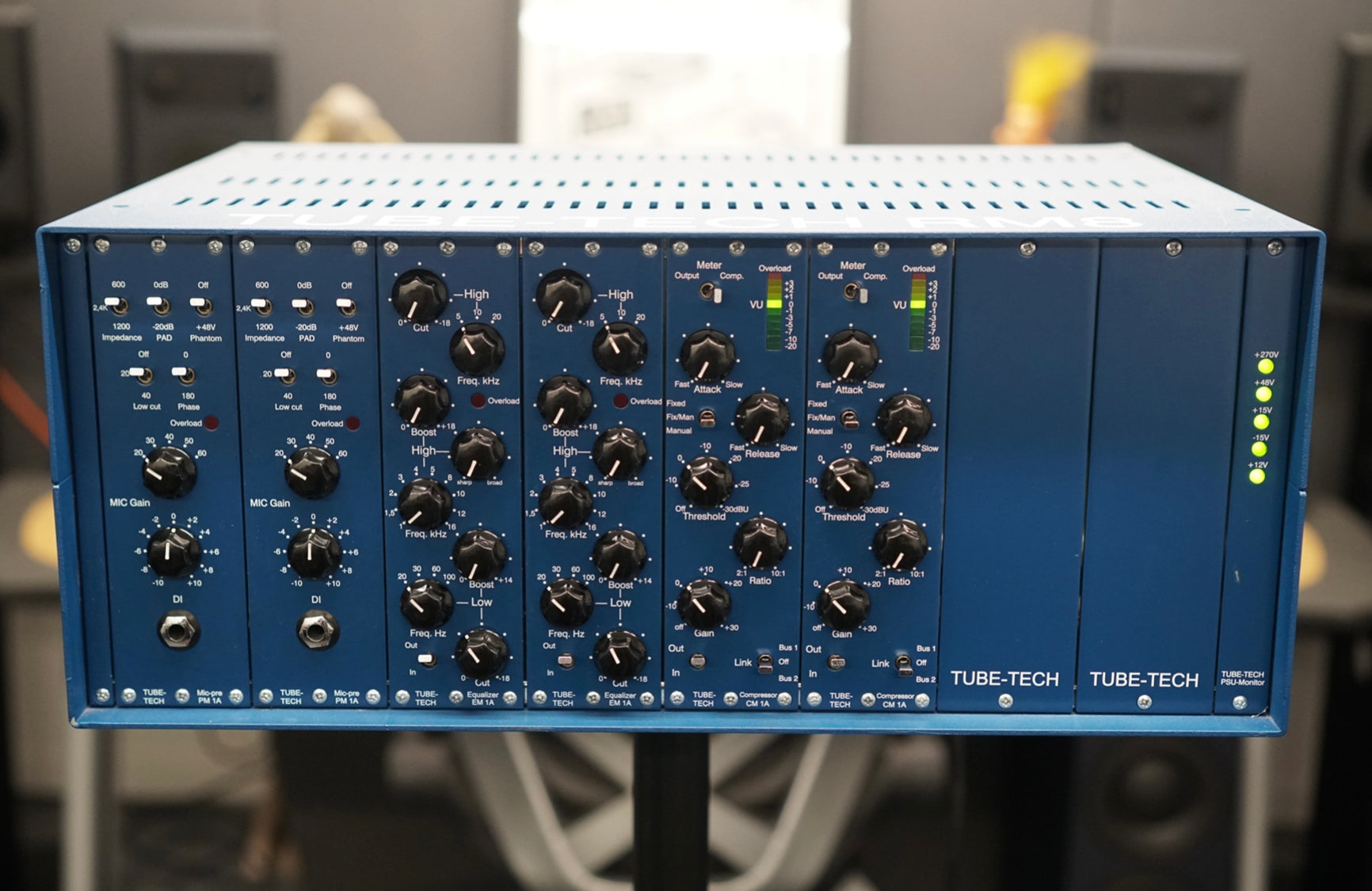 Tube-Tech RM8 Rack w/ 2x PM 1A, 2x EM 1A + 2x CM 1A
