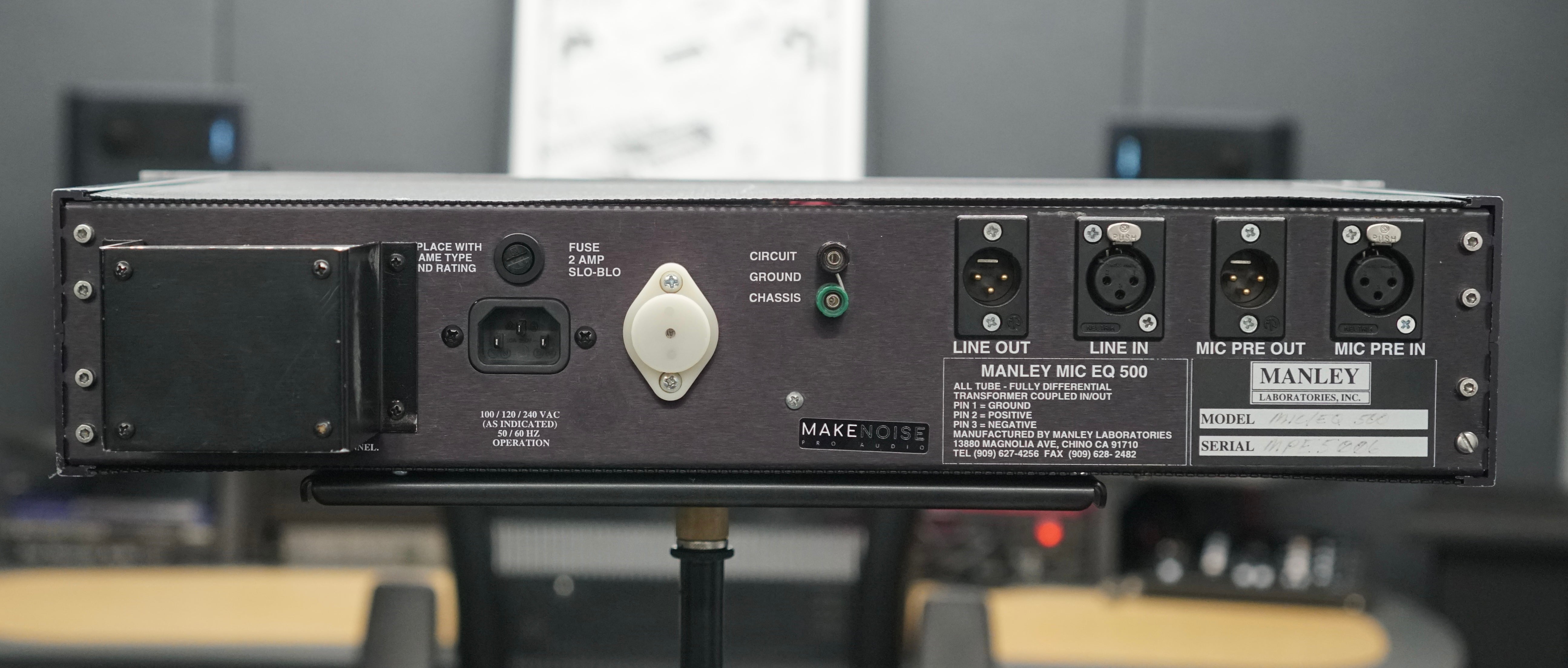 Manley Mic/EQ 500 Combo