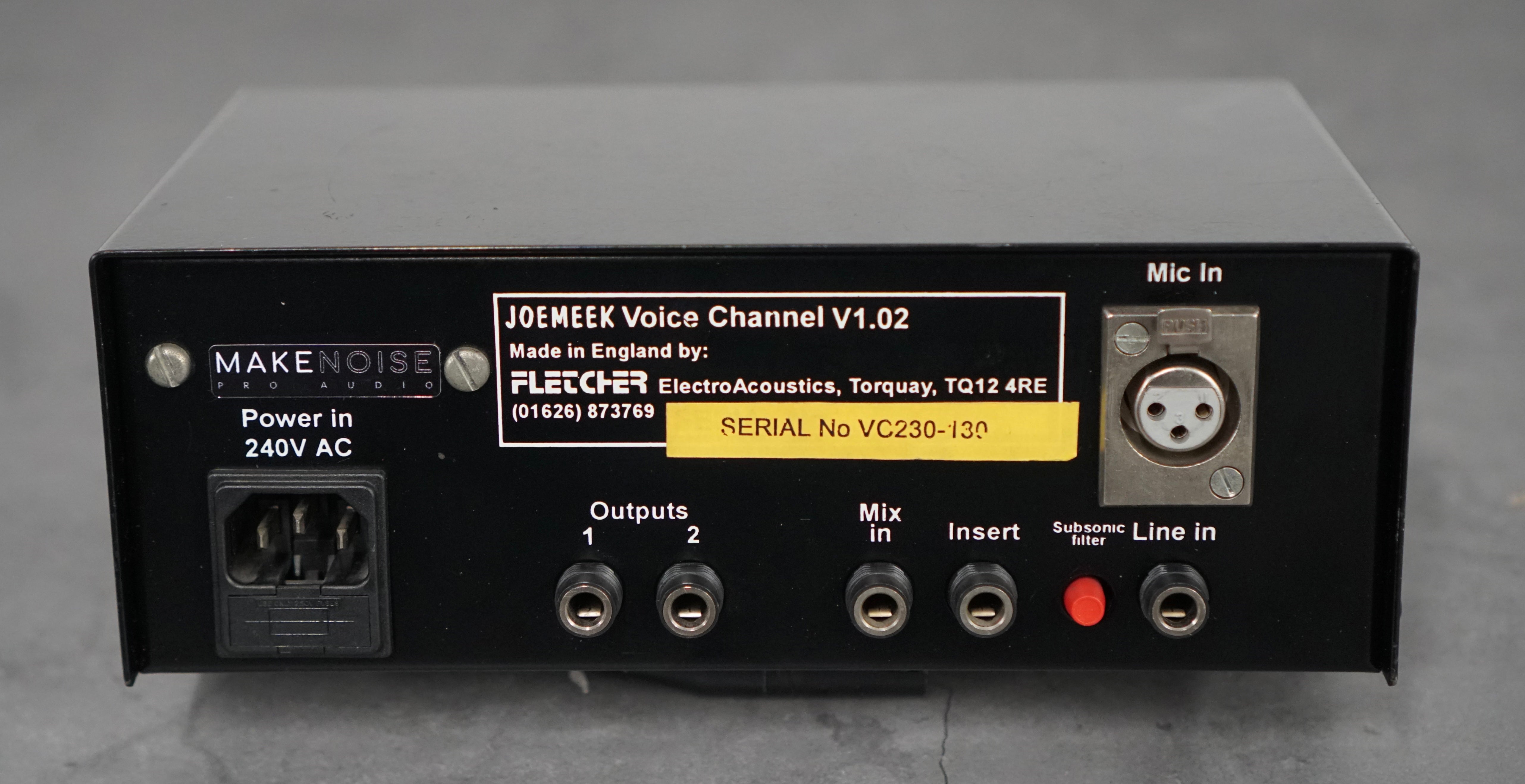 Joe Meek Voice Channel (The Brick)