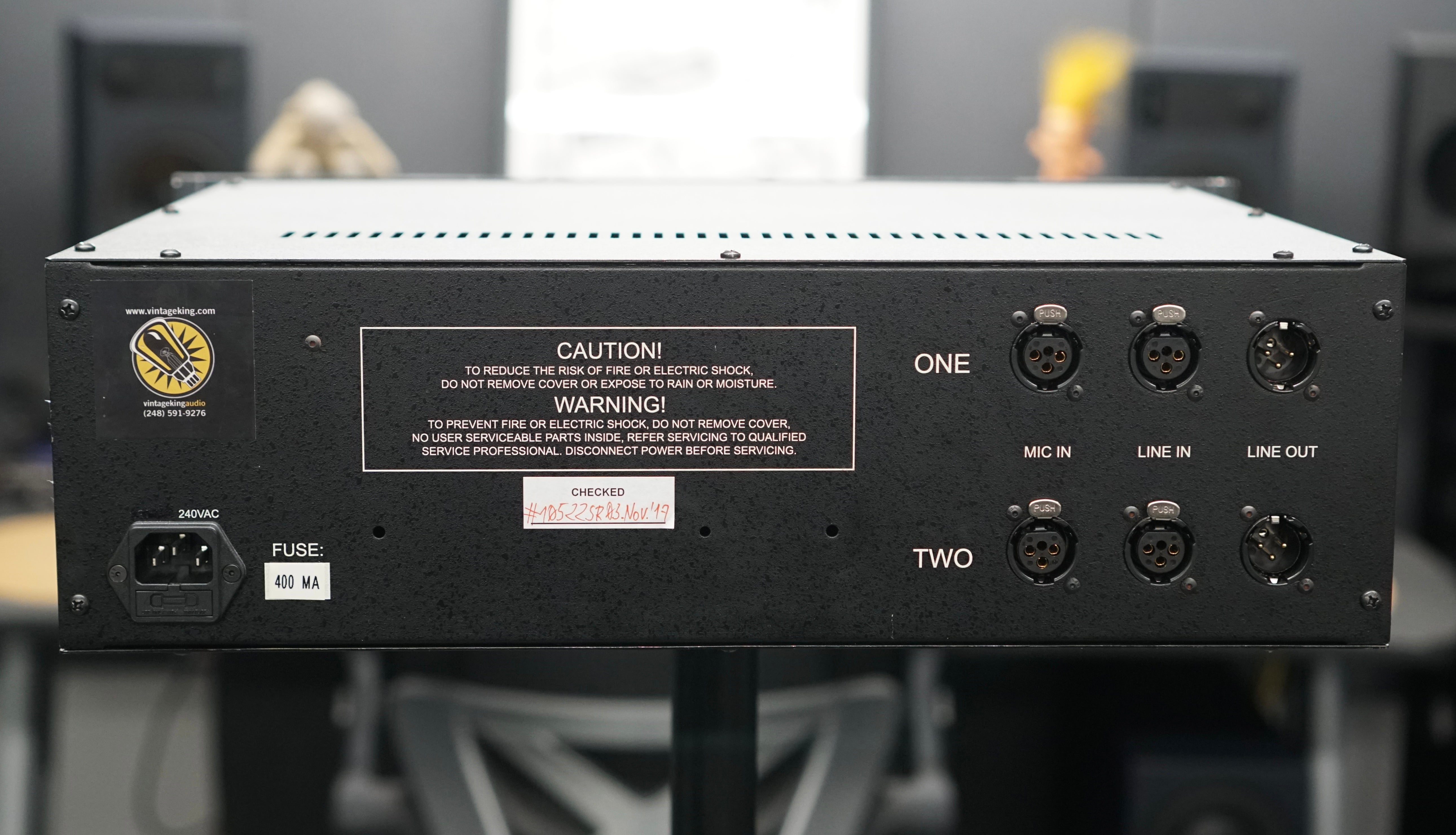 Helios (Type 78) Preamp/EQ Racked Pair
