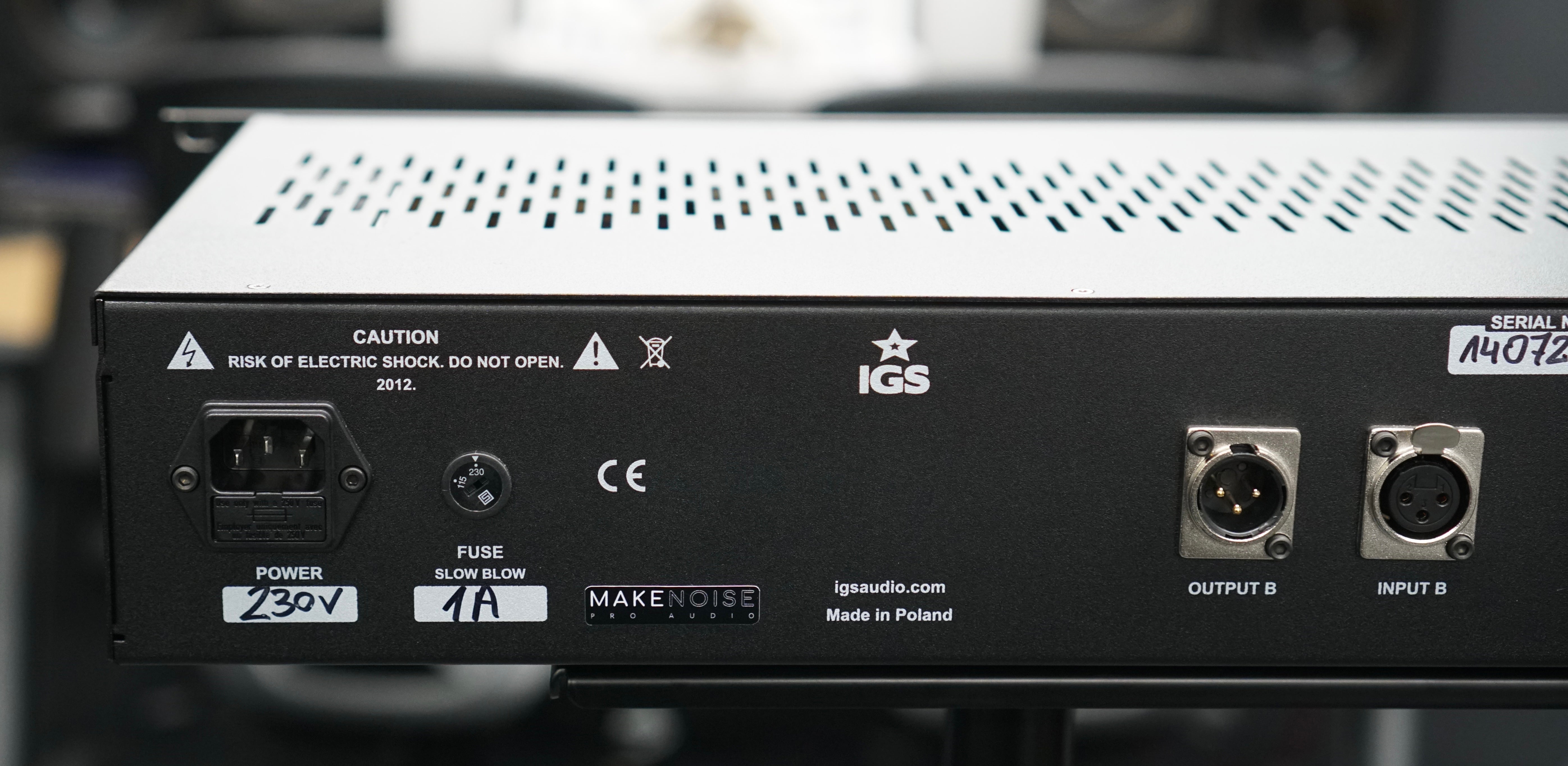 IGS Tubecore 2U Vari Mu Compressor