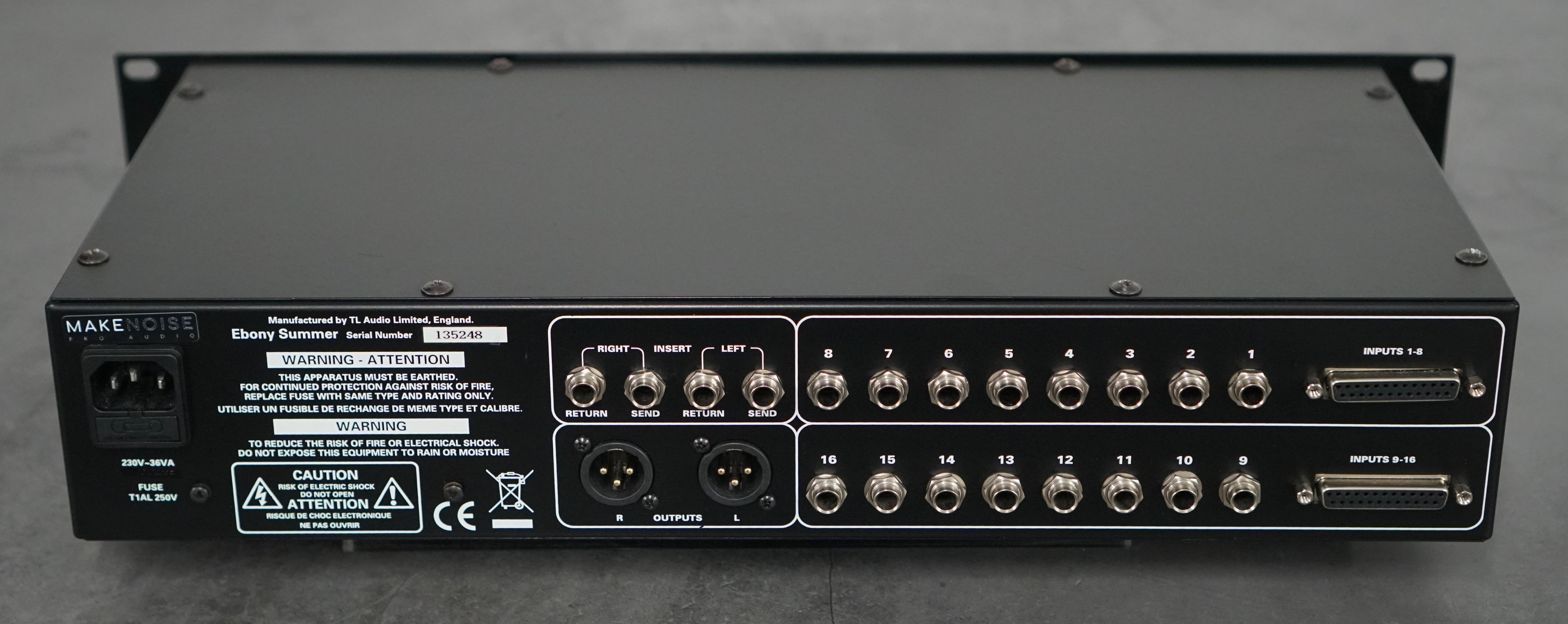 TL Audio Ebony A4 Summer