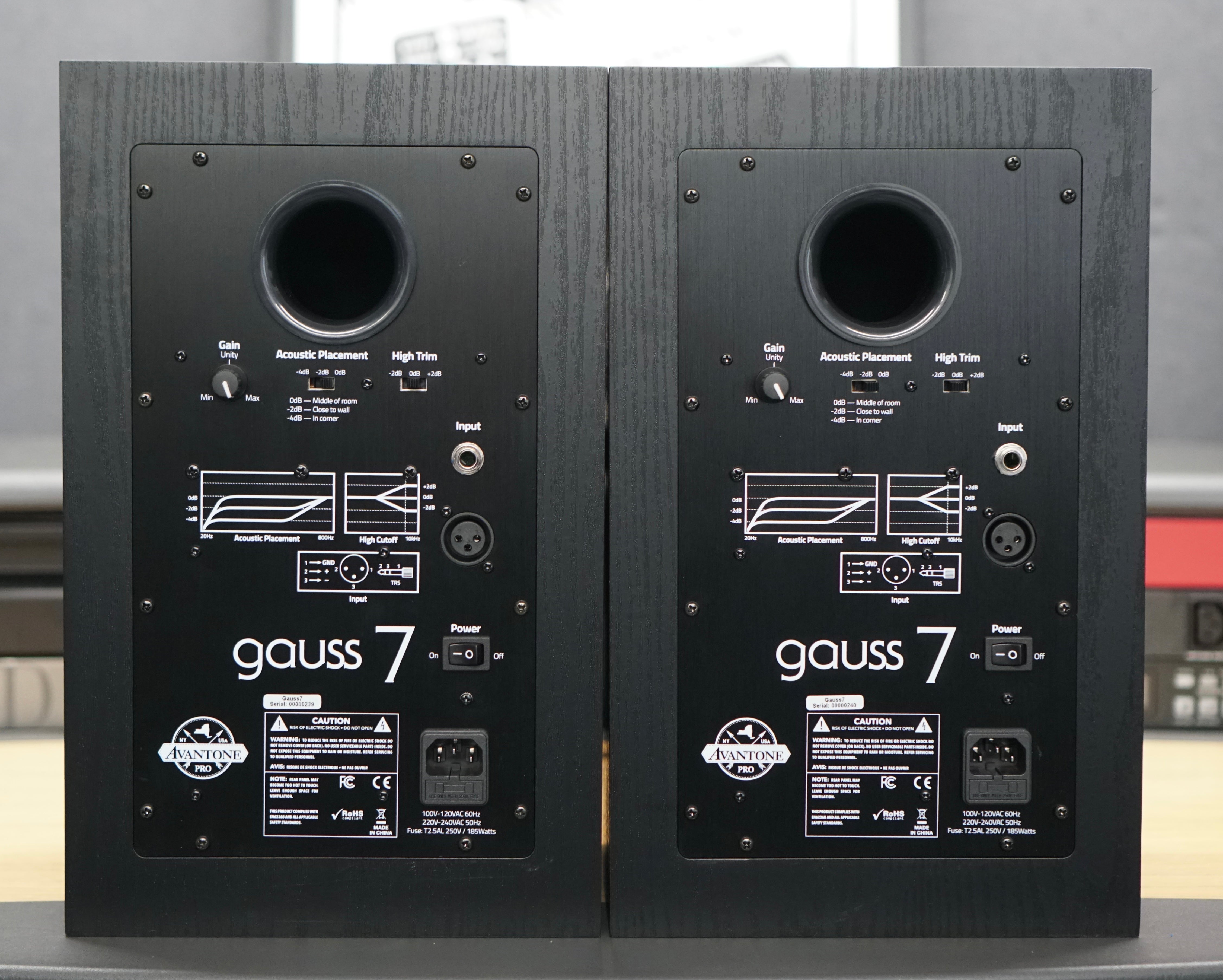 Avantone Gauss 7" Active Studio Reference Monitors