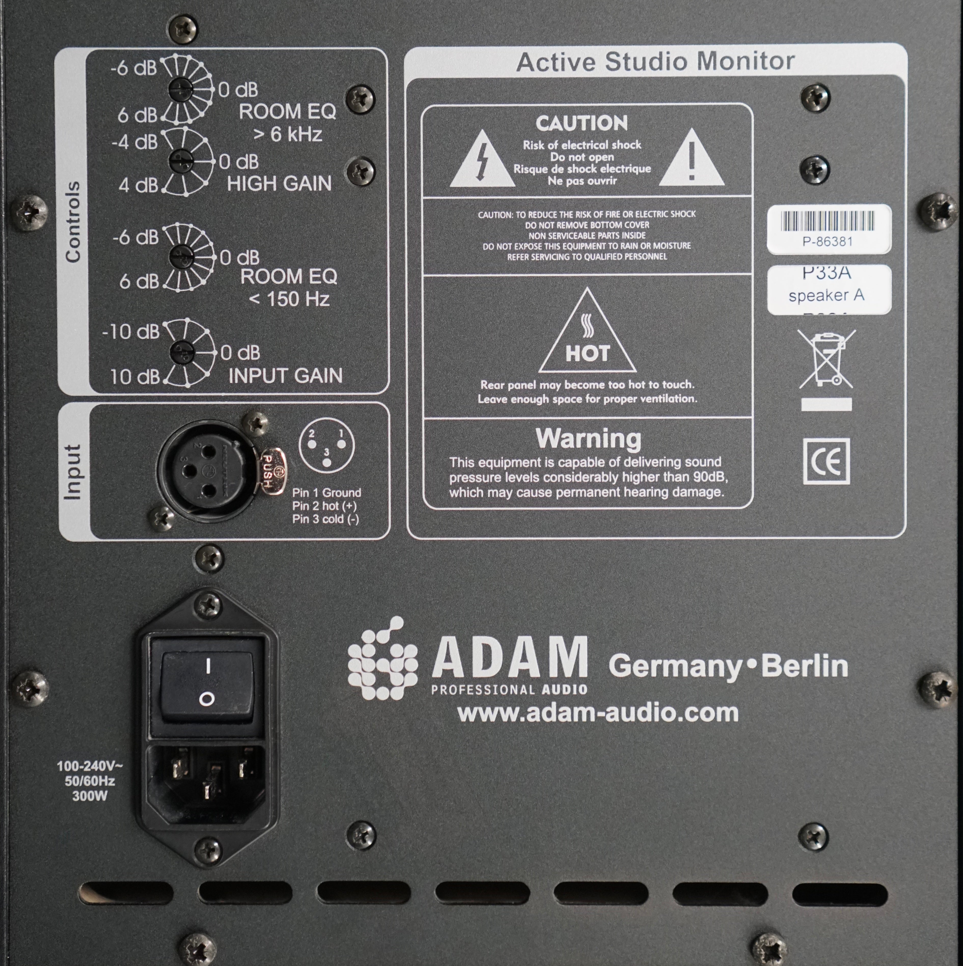 Adam P33a (Pair)