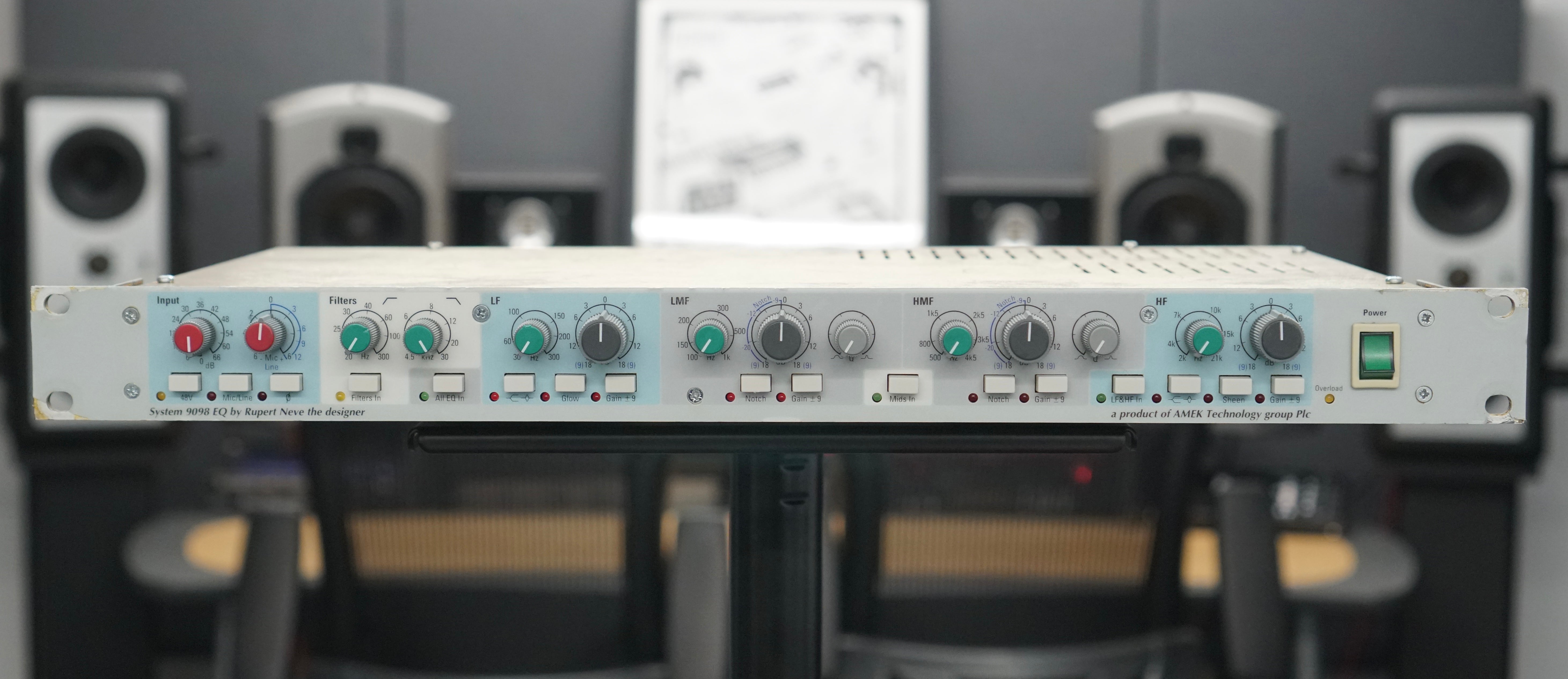 AMEK 9098 EQ マイクプリ EQ AMEK System 9098 EQ Mic Preamp with Equalizer | Reverb