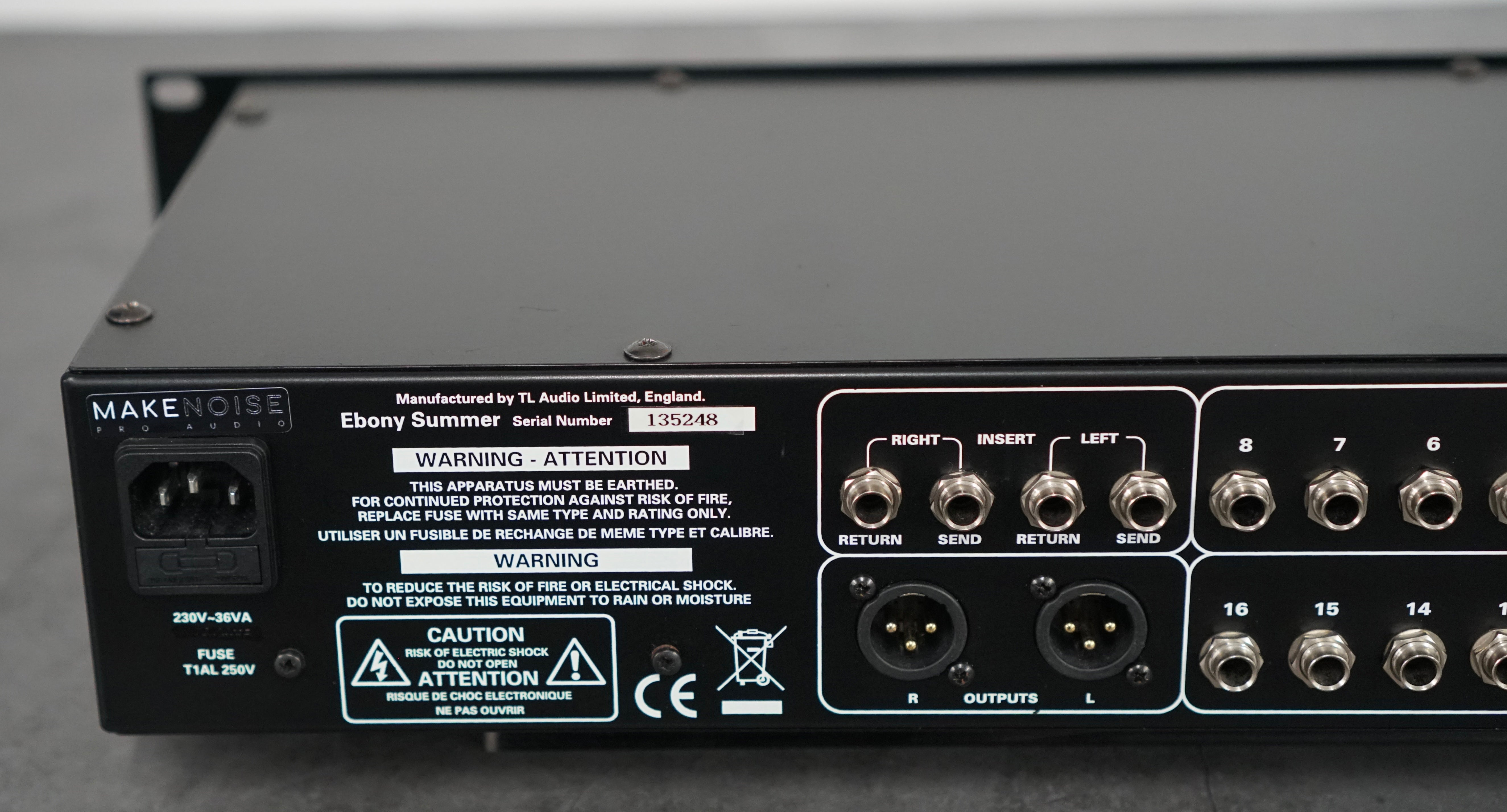 TL Audio Ebony A4 Summer