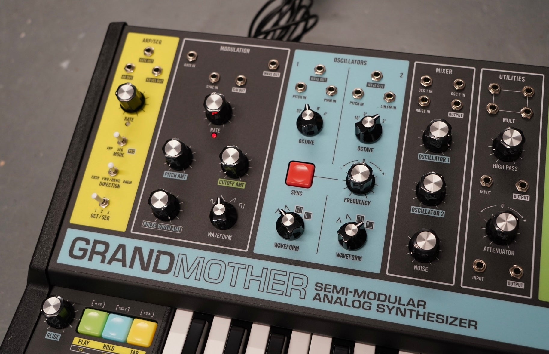Moog Grandmother Semi-Modular Analog Synthesizer