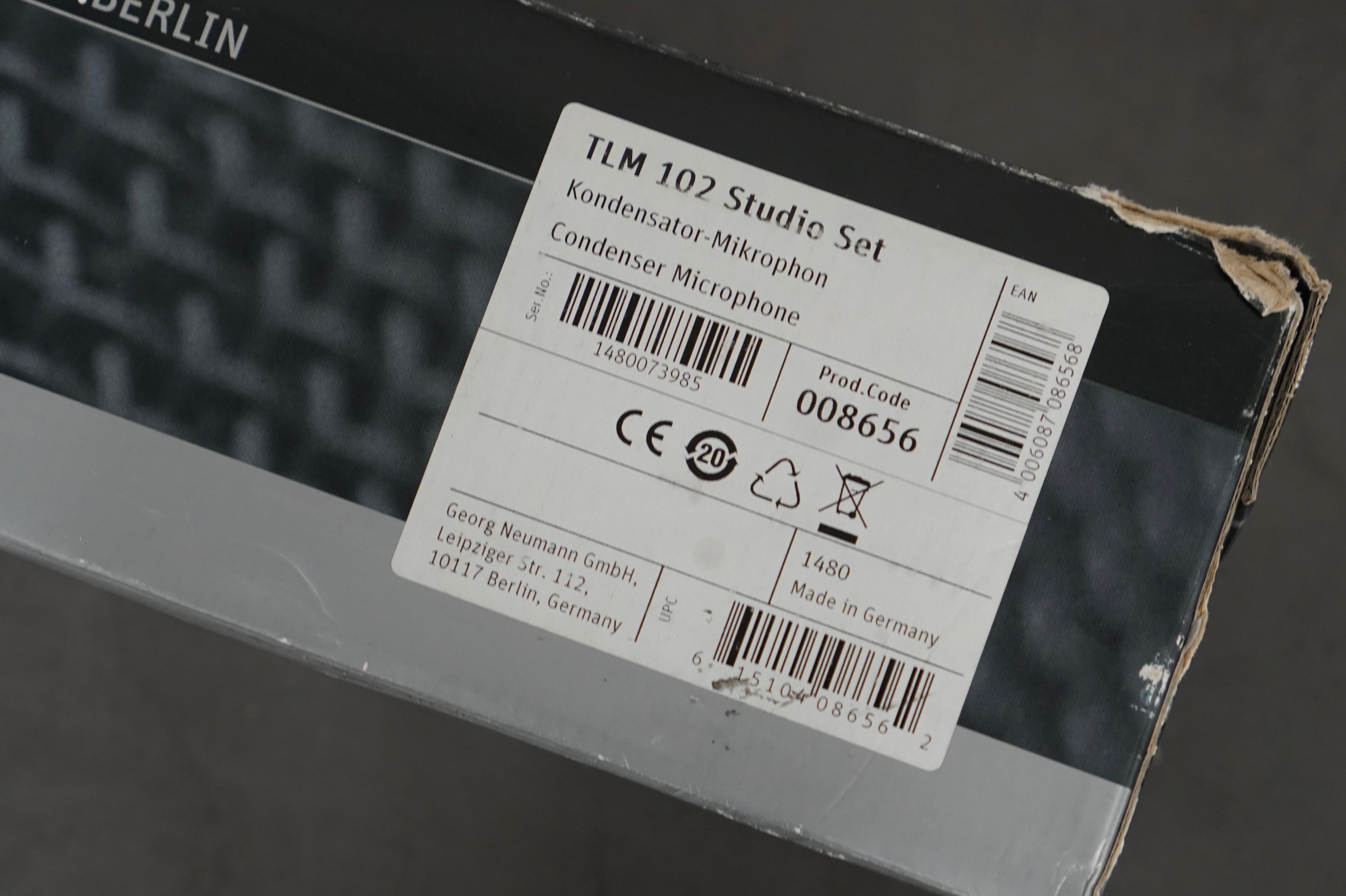 Neumann TLM102 Studio Set