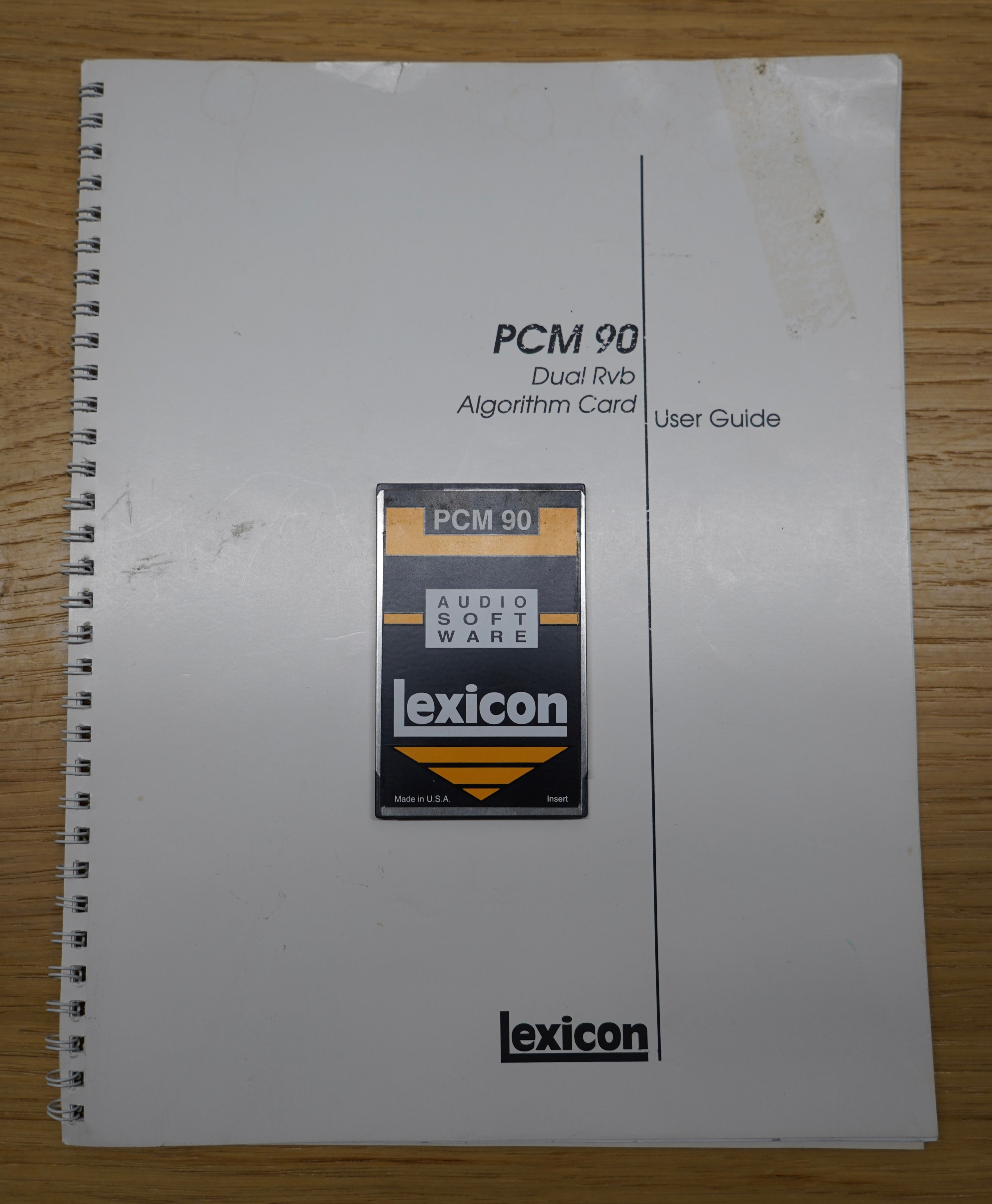 Lexicon PCM90 Dual RVB V1.0 Algorithm Card