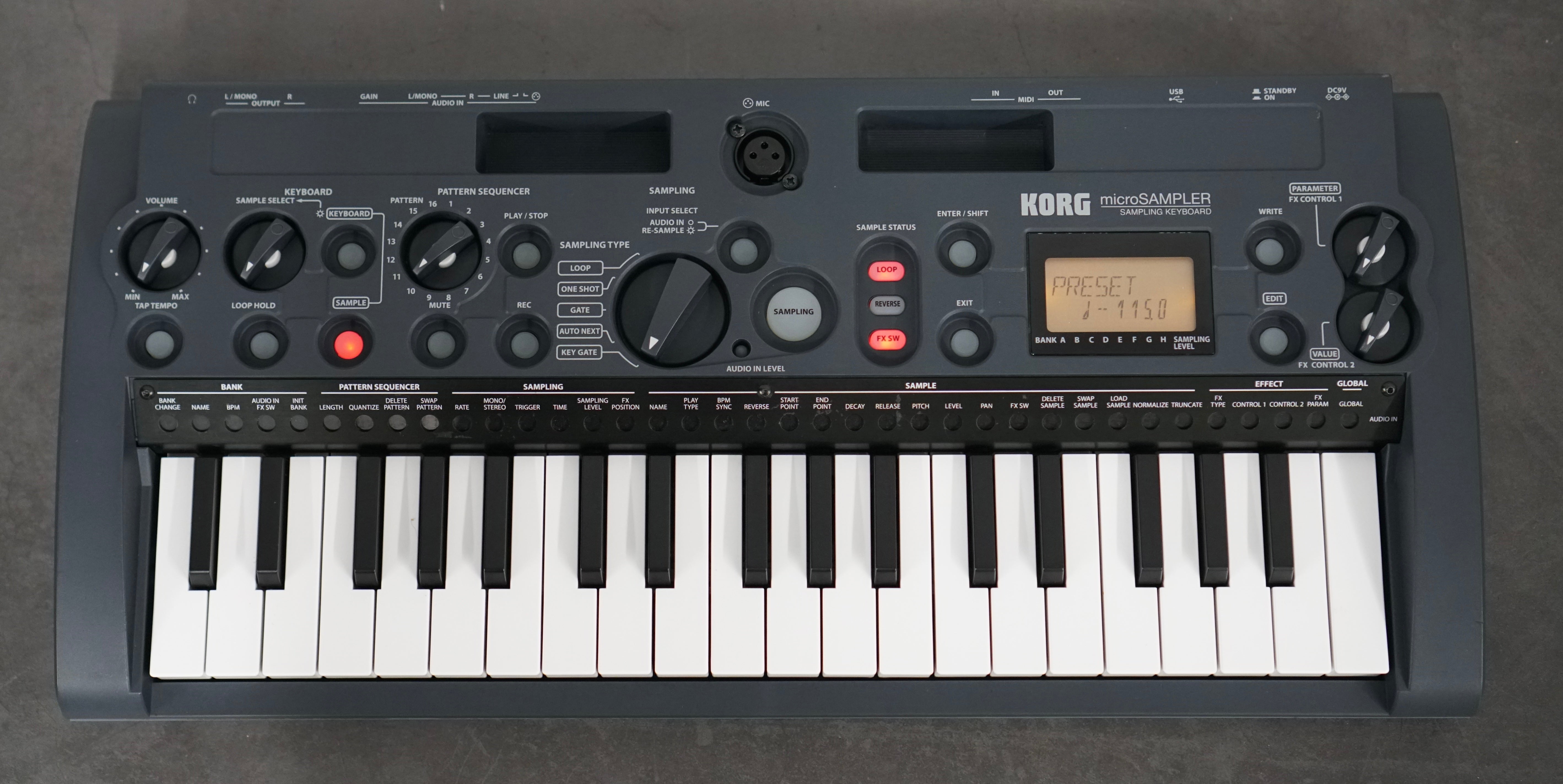 KORG microSAMPLER Korg MS-1 microSAMPLER