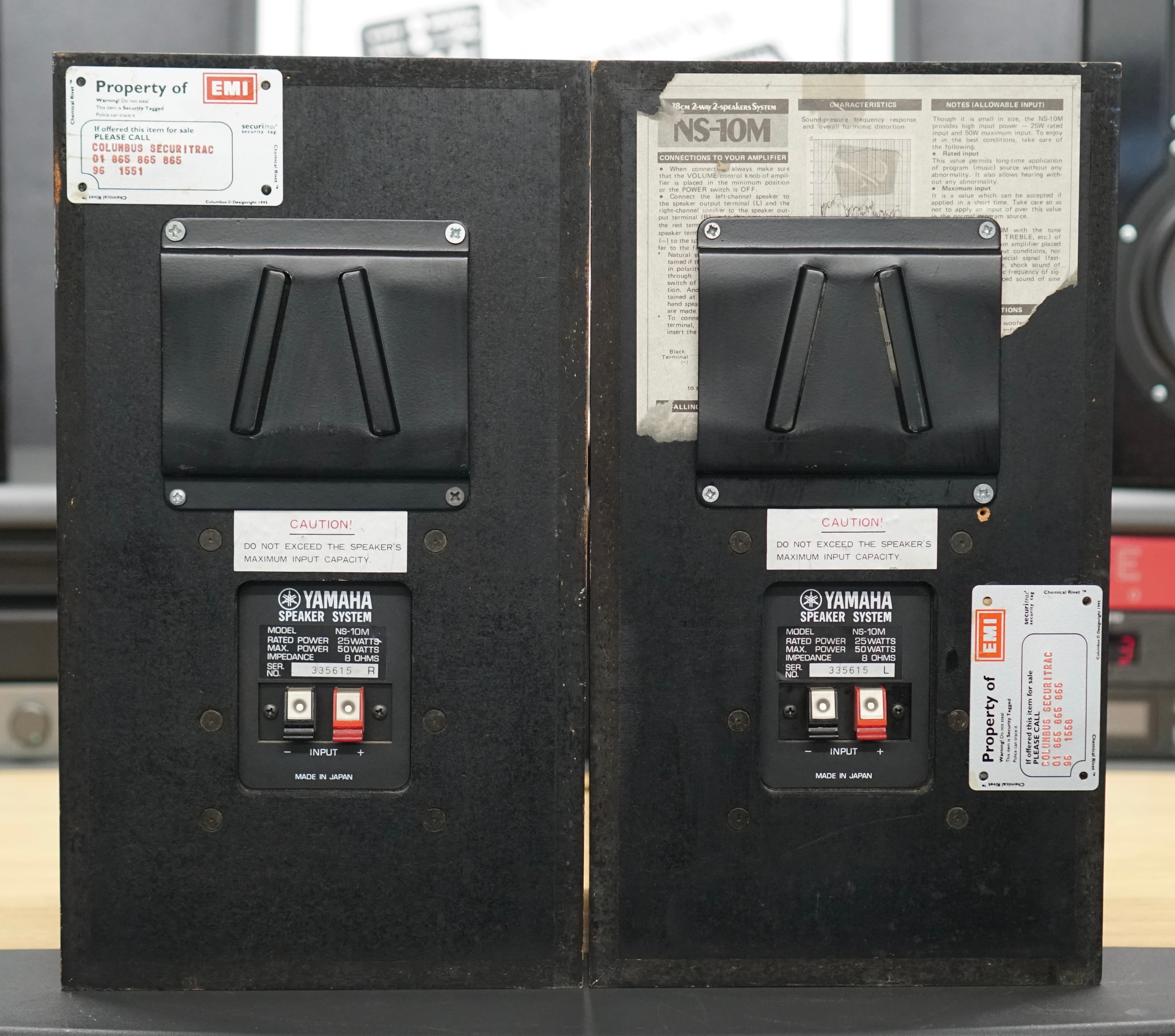 Yamaha NS10M (Pair) - Ex EMI