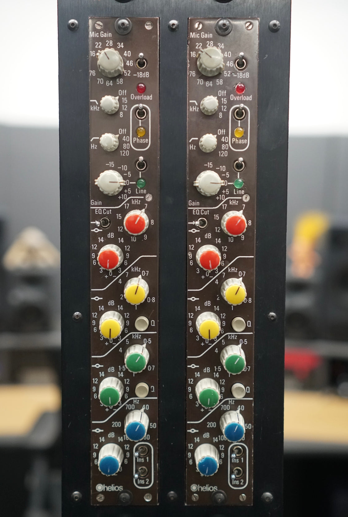 Helios (Type 78) Preamp/EQ Racked Pair