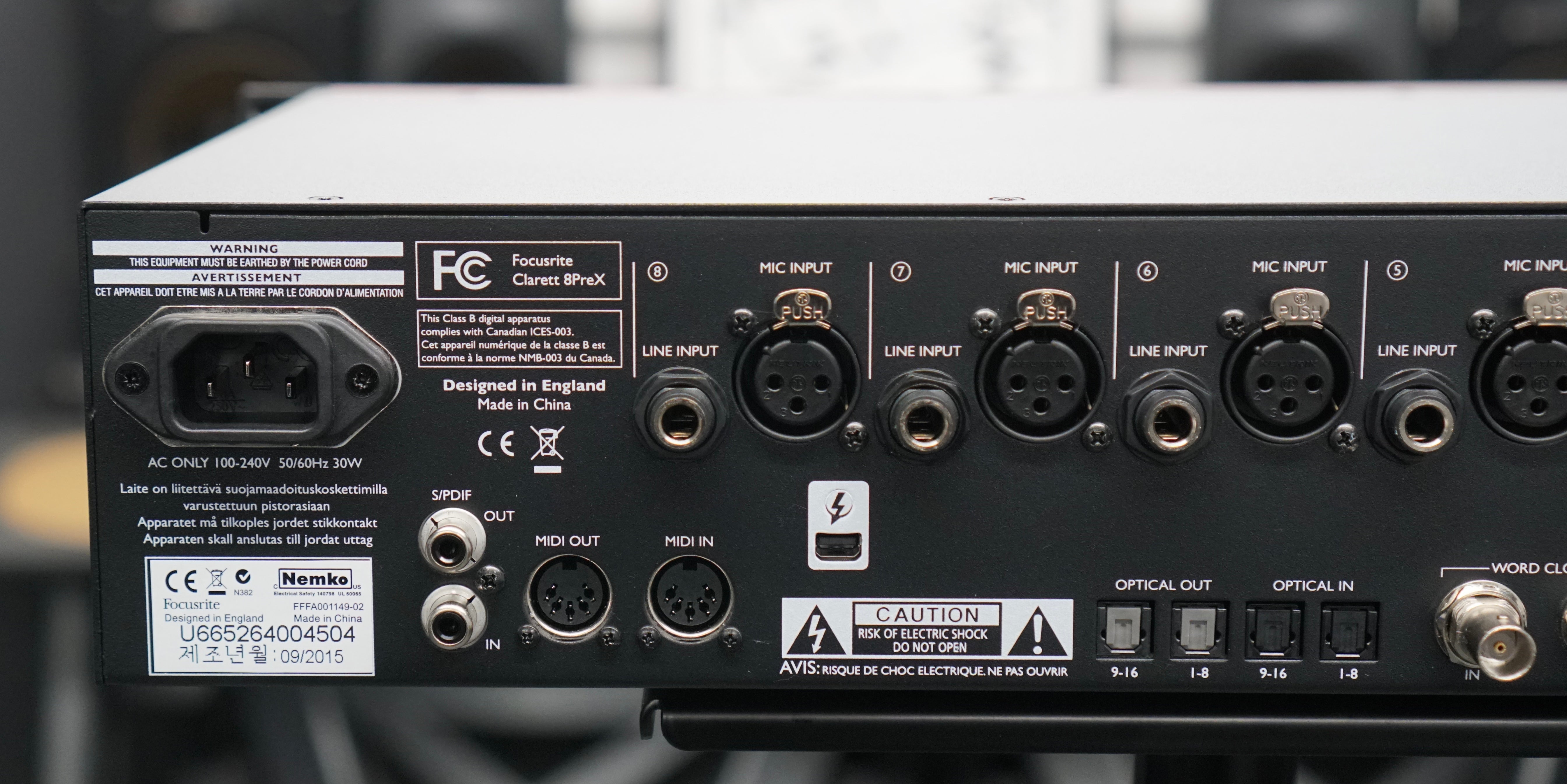 Focusrite Clarett 8PreX