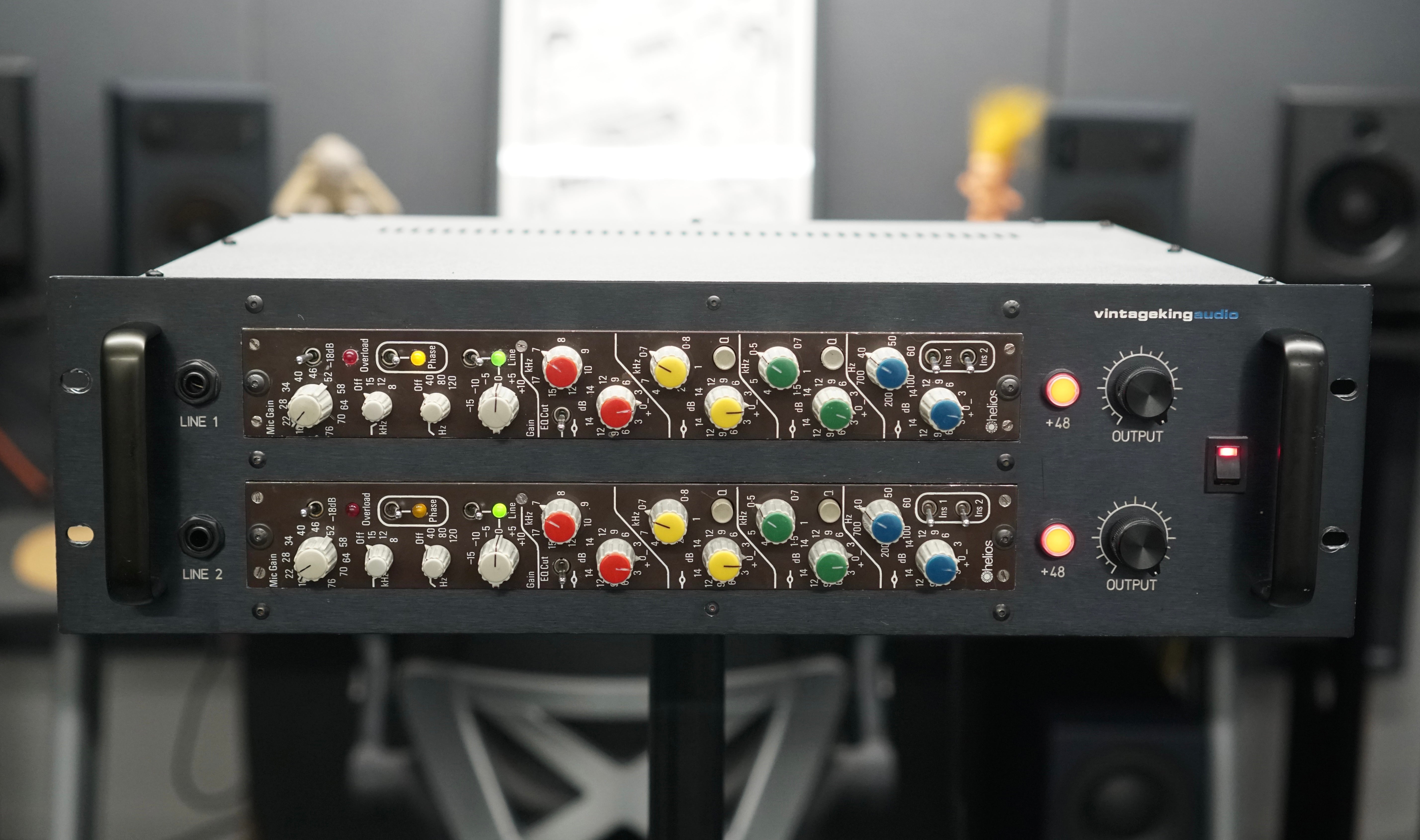 Helios (Type 78) Preamp/EQ Racked Pair