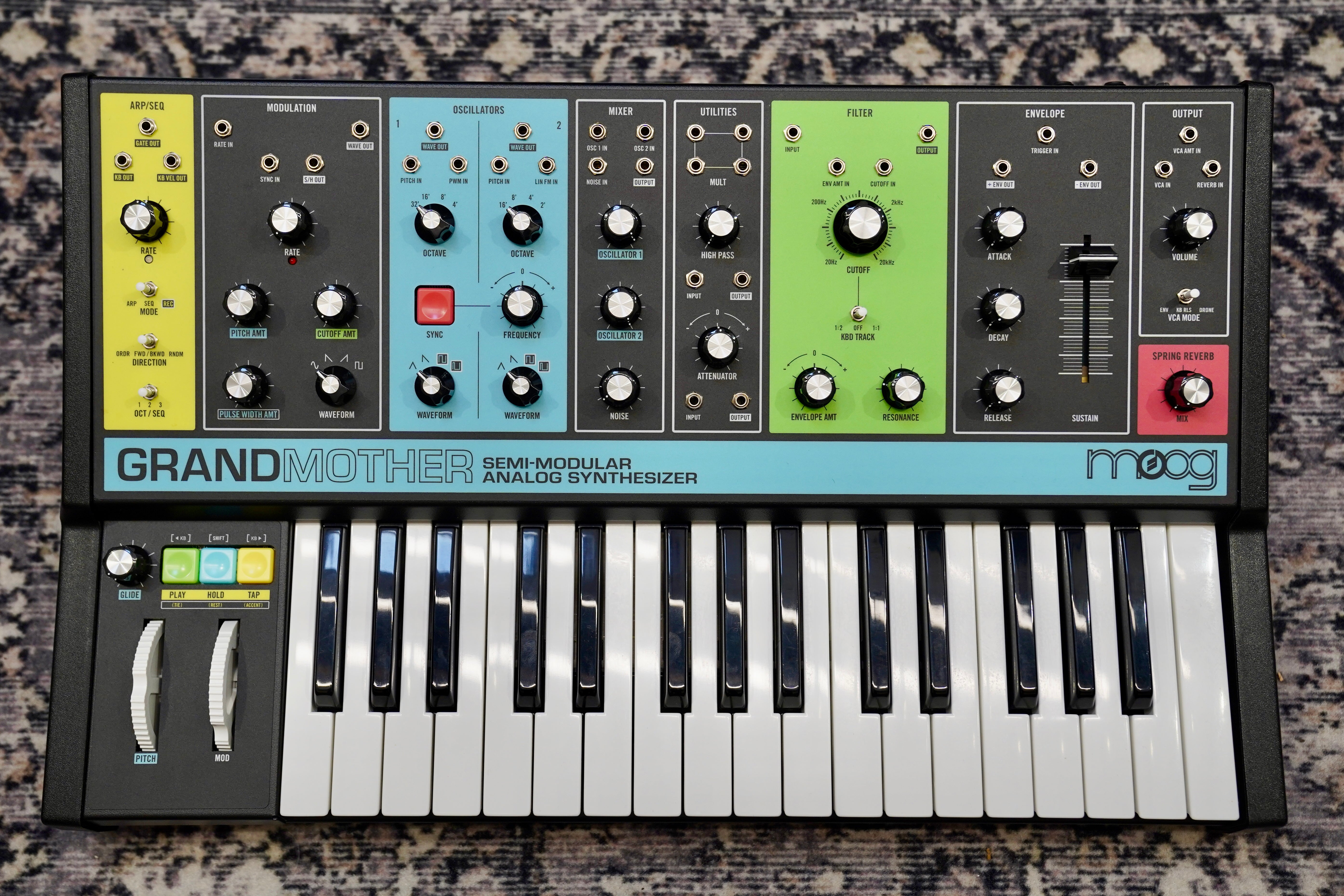 Moog Grandmother Semi-Modular Analog Synthesizer