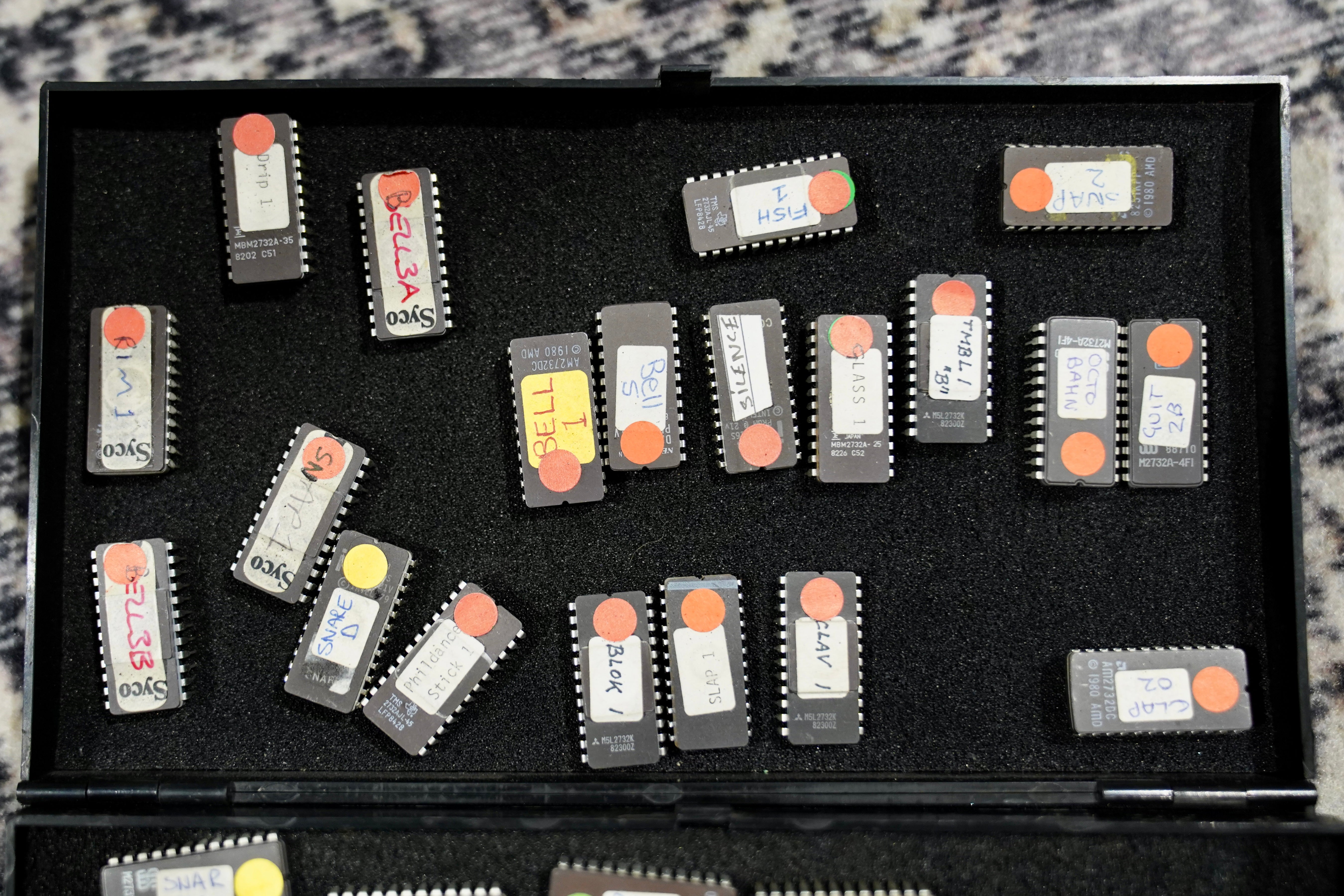 80x LinnDrum LM2 EPROMs