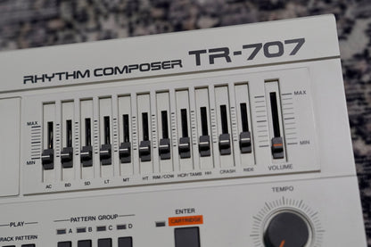 Roland TR-707 Rhythm Composer w/ HKA ROM Expansion