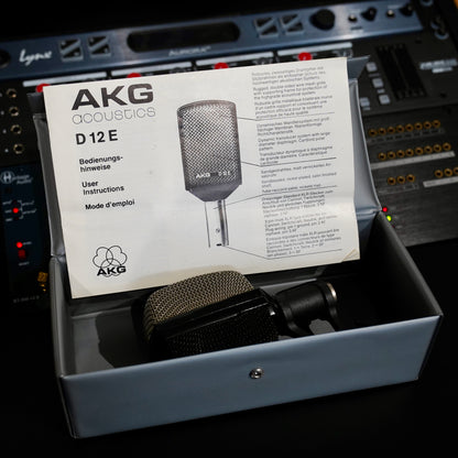 AKG D12E Cardioid Dynamic Microphone